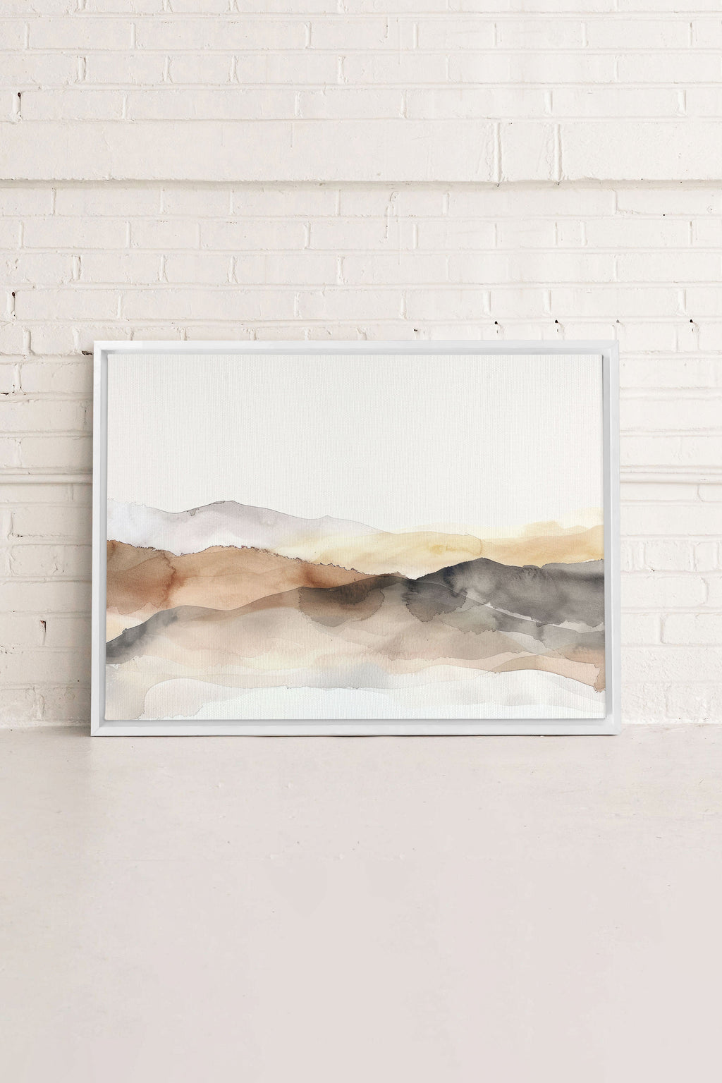 Muted Lines, Stretched Canvas Artwork