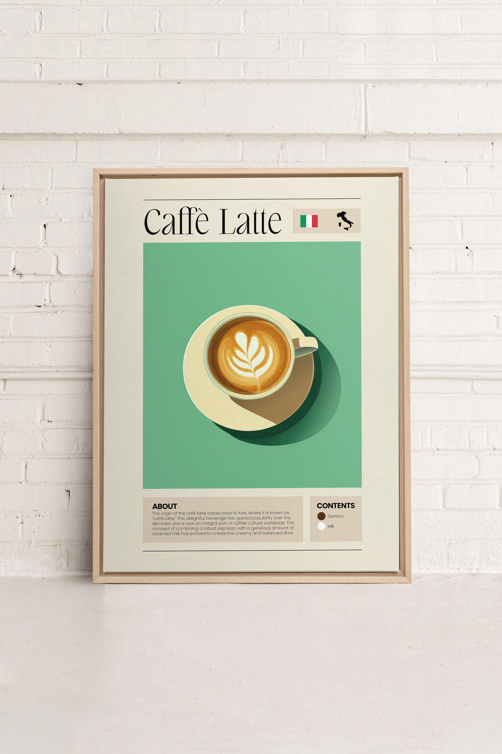 Caffè Latte, Stretched Canvas Artwork