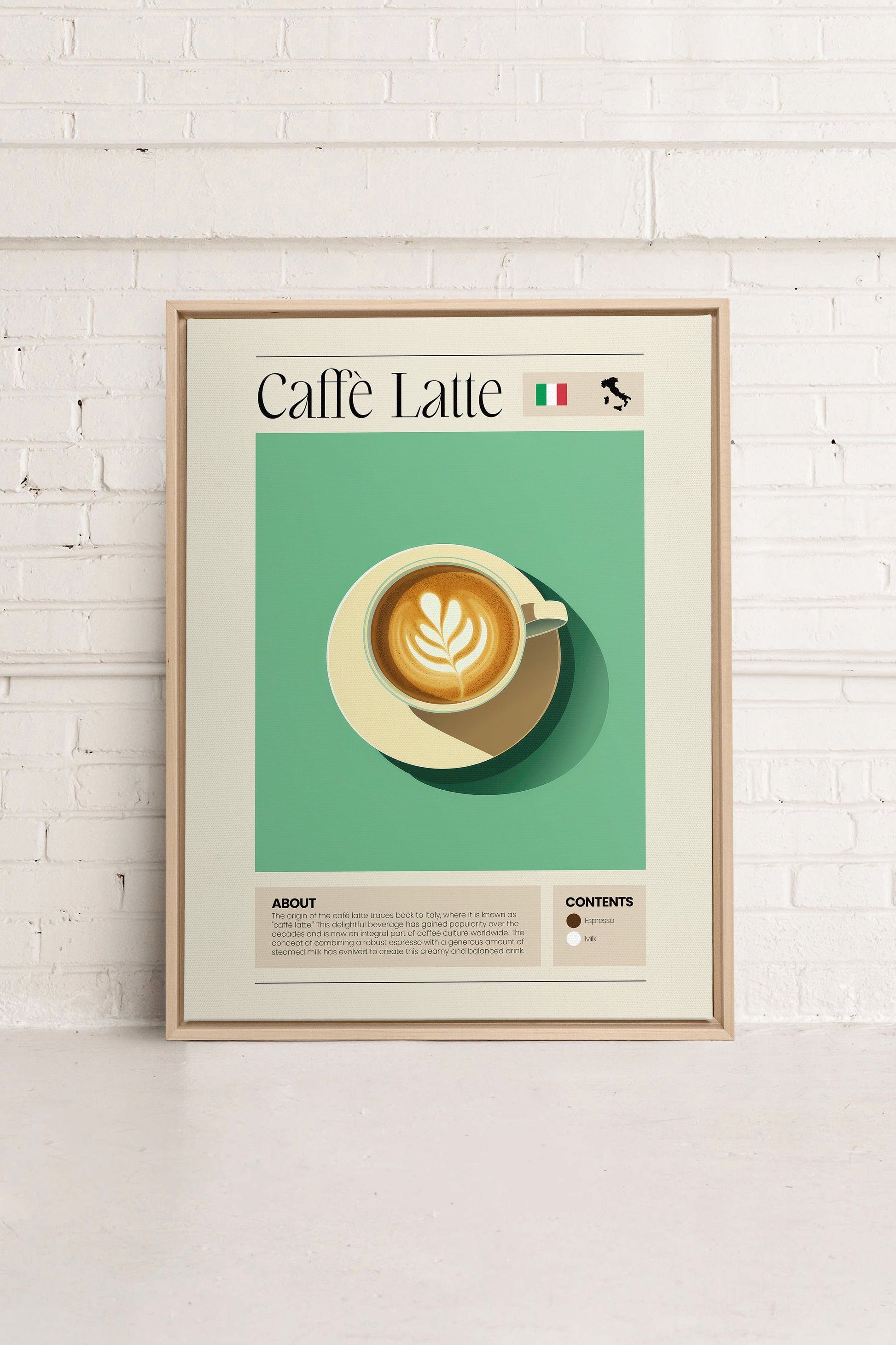 Caffè Latte, Stretched Canvas Artwork