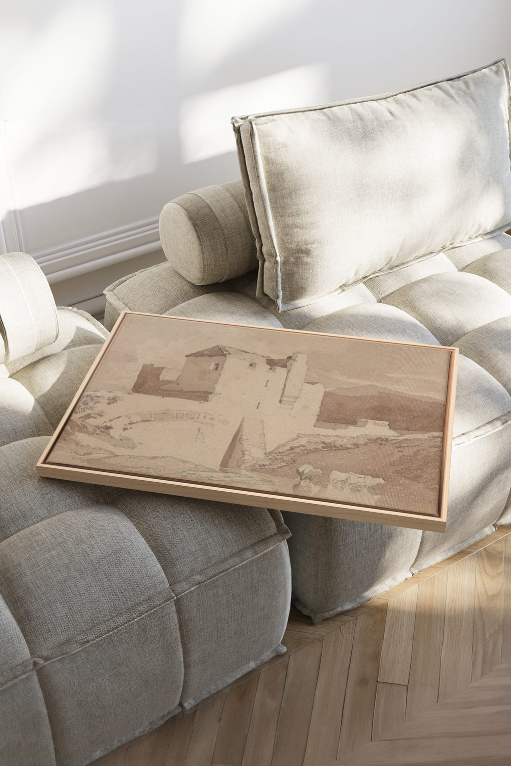 STONE AND STREAM, Stretched Canvas Artwork