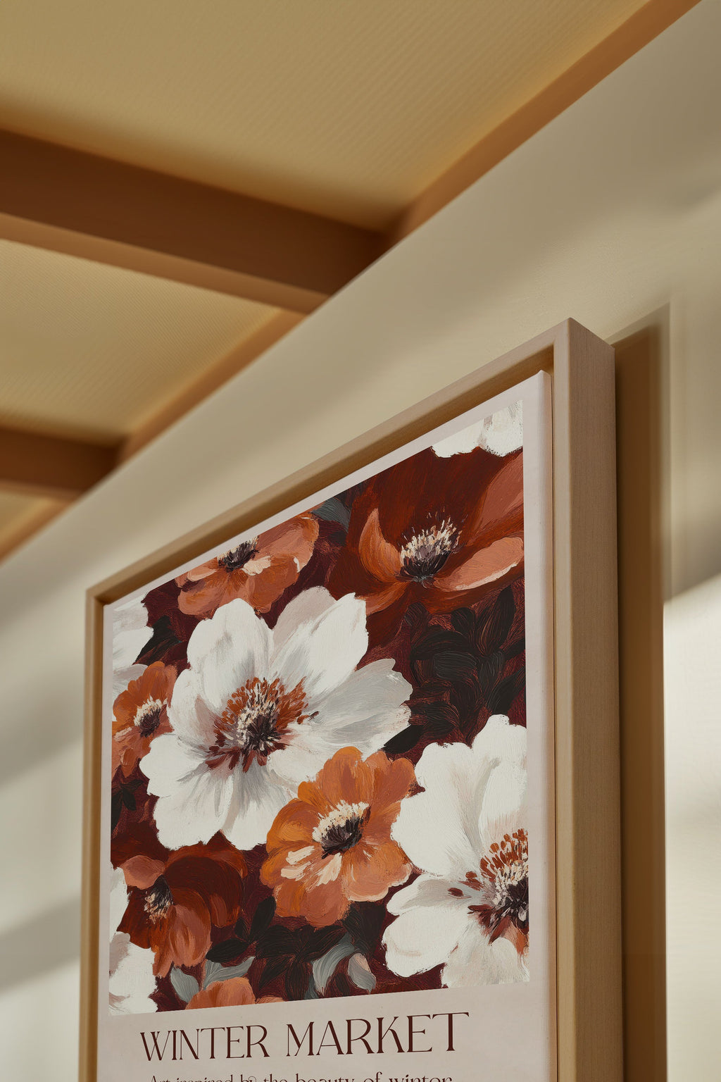 WINTER MARKET I, Stretched Canvas Artwork