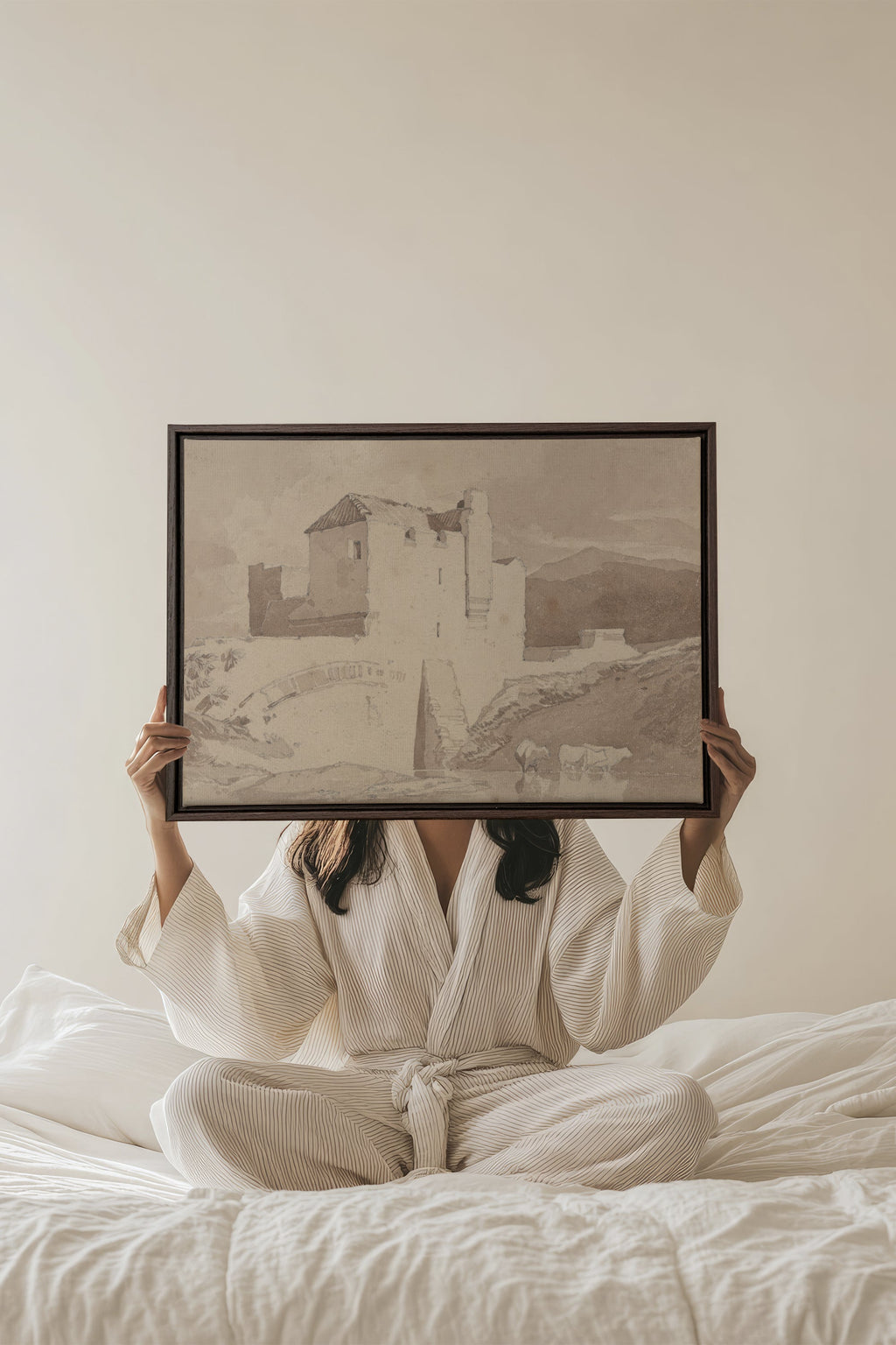 STONE AND STREAM, Stretched Canvas Artwork