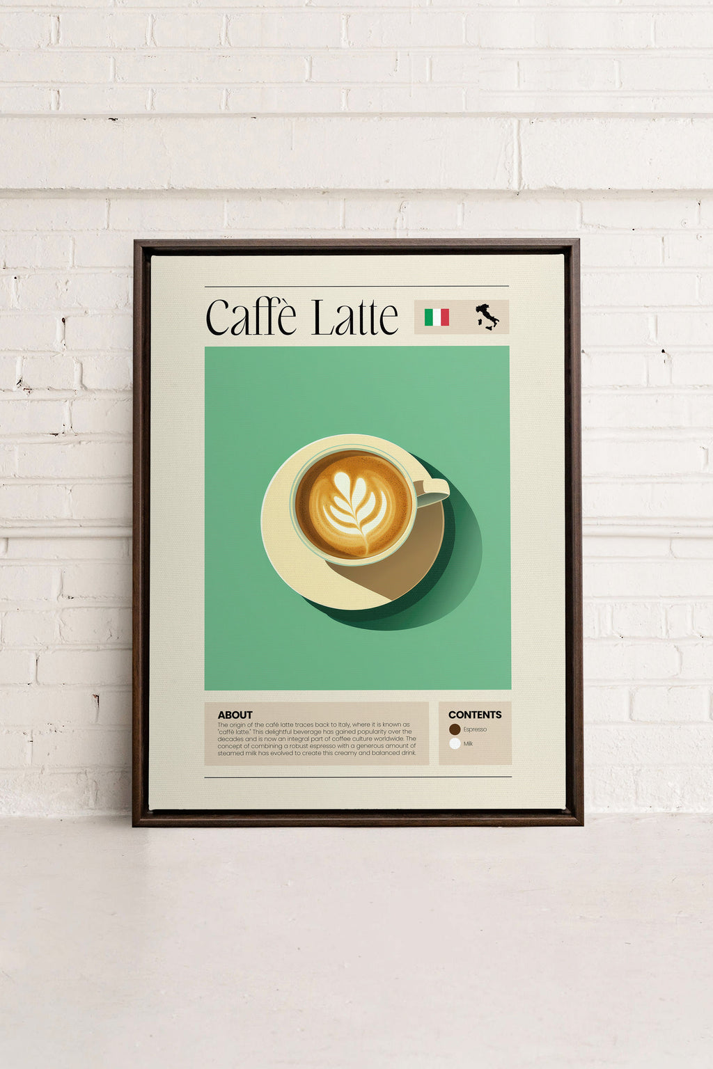 Caffè Latte, Stretched Canvas Artwork