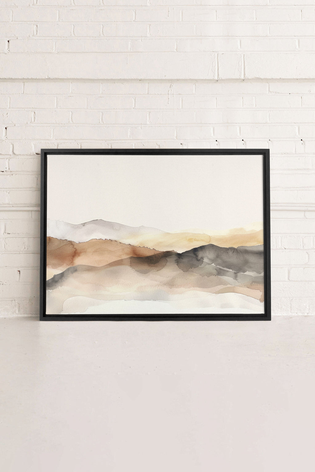 Muted Lines, Stretched Canvas Artwork