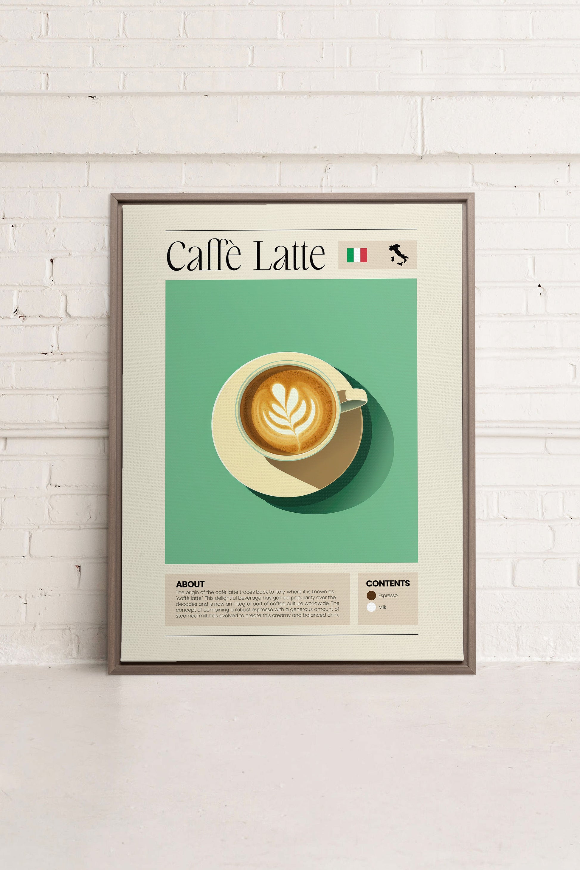 Caffè Latte, Stretched Canvas Artwork