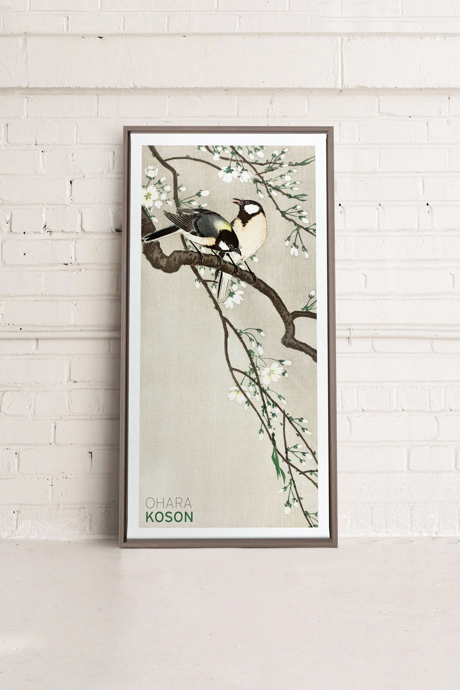 PARIDÉS ON CHERRY BRANCHES, Stretched Canvas Artwork