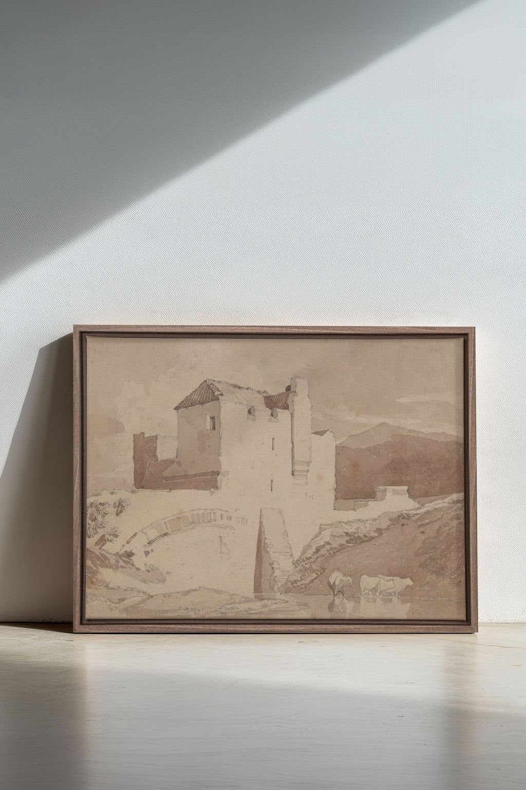 STONE AND STREAM, Stretched Canvas Artwork