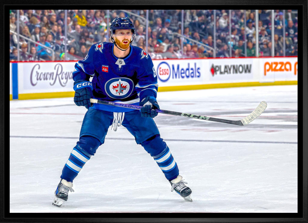 Kyle Connor 20x29 Framed Canvas Winnipeg Jets