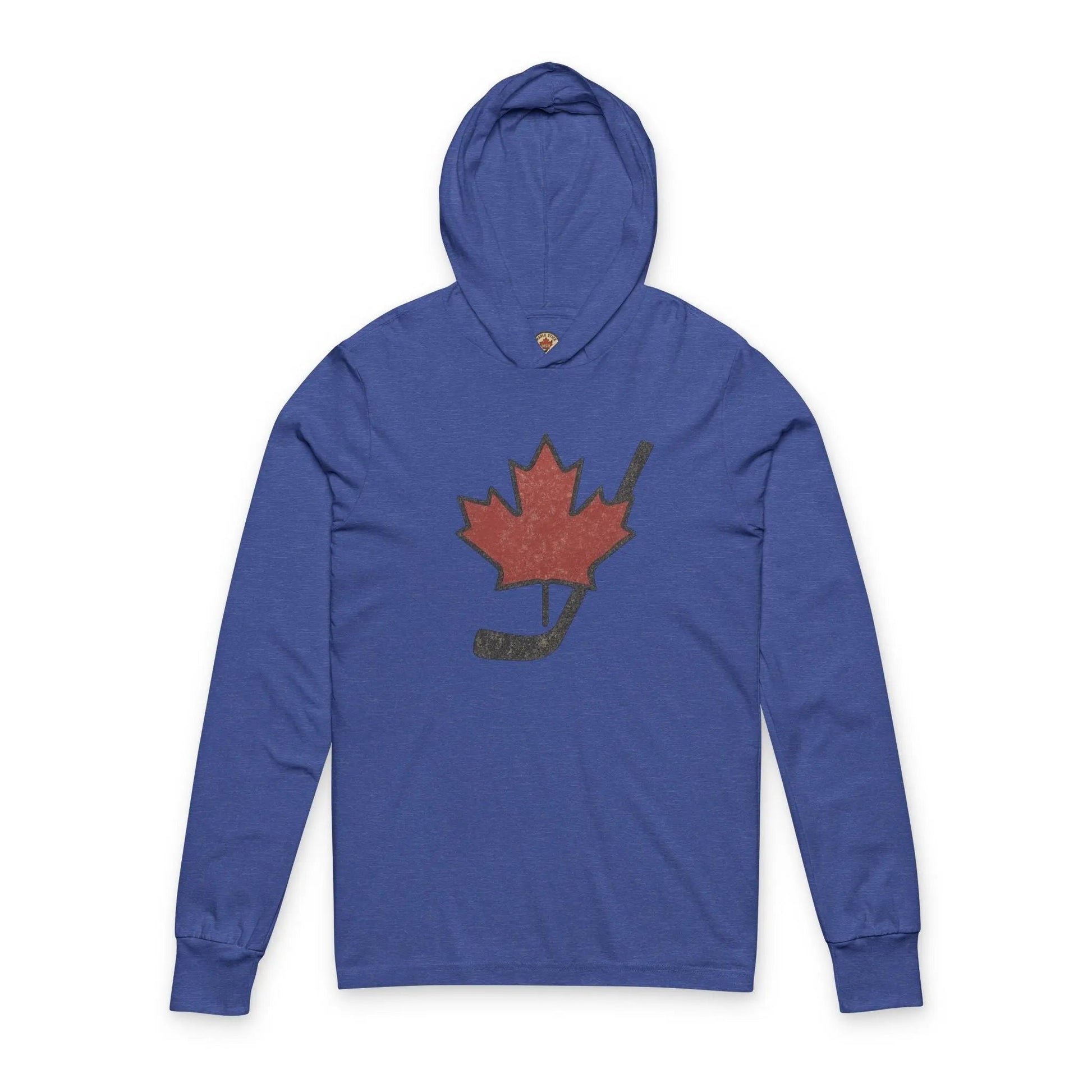 Vintage Maple Leaf Hockey Stick Hoodie - Canadian Hockey Pride - Maple Stick Hockey Co. - True Fan