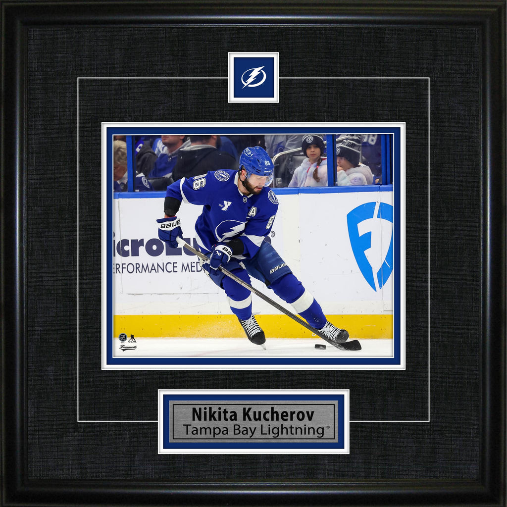 Nikita Kucherov Framed Pin & Plate Tampa Bay Lightning