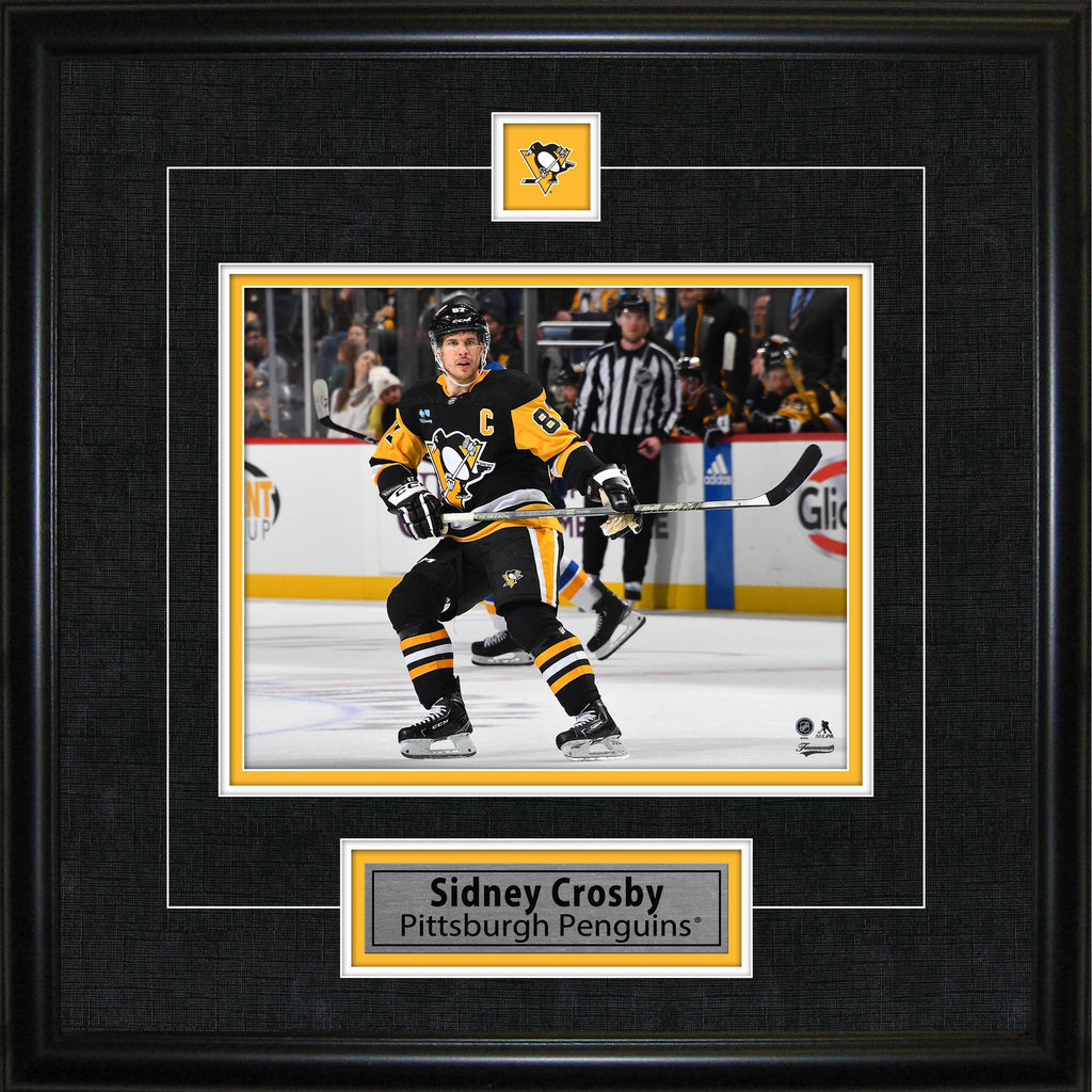 Sidney Crosby Framed Pin & Plate Pittsburgh Penguins
