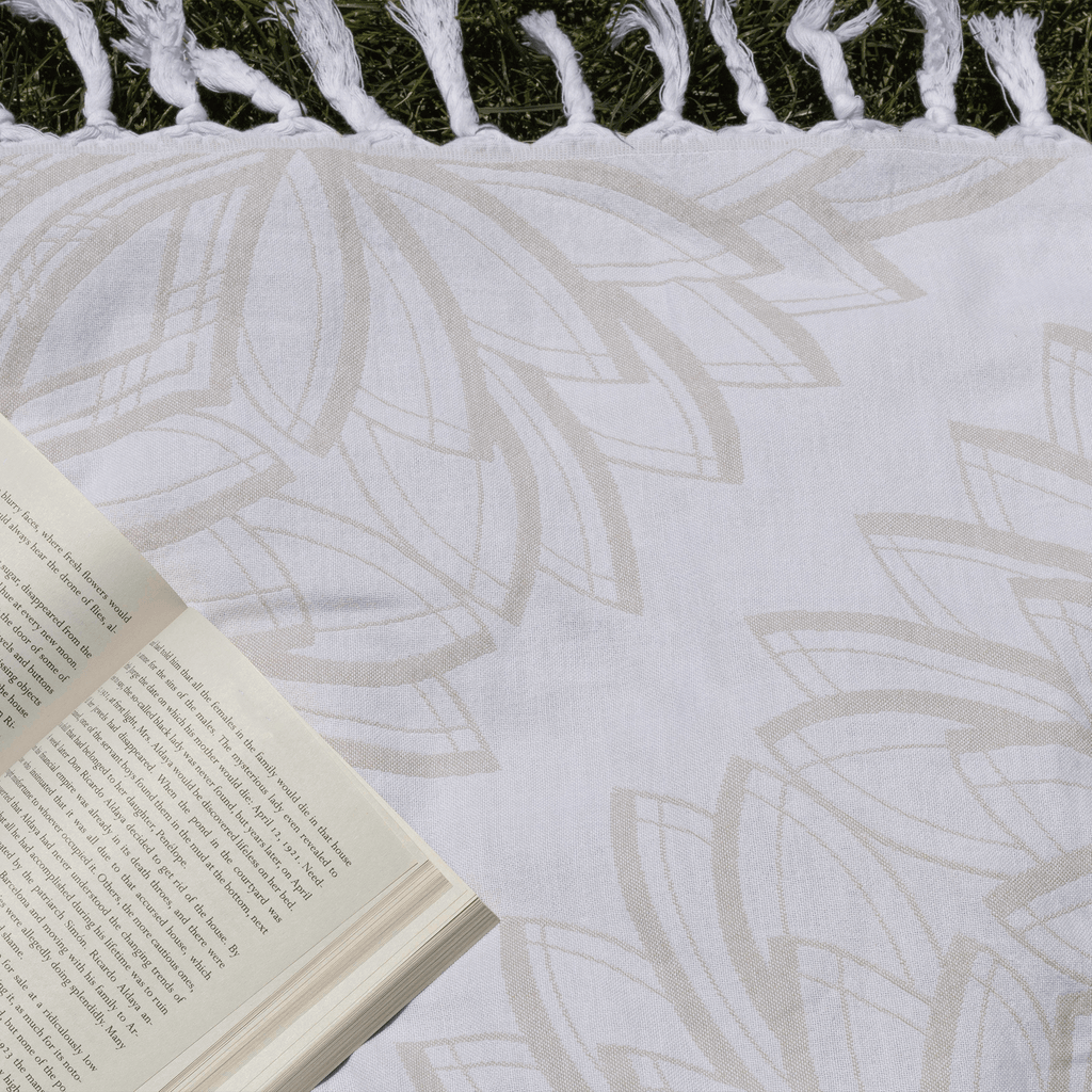Turkish Towels Canada | Set in Oat + White