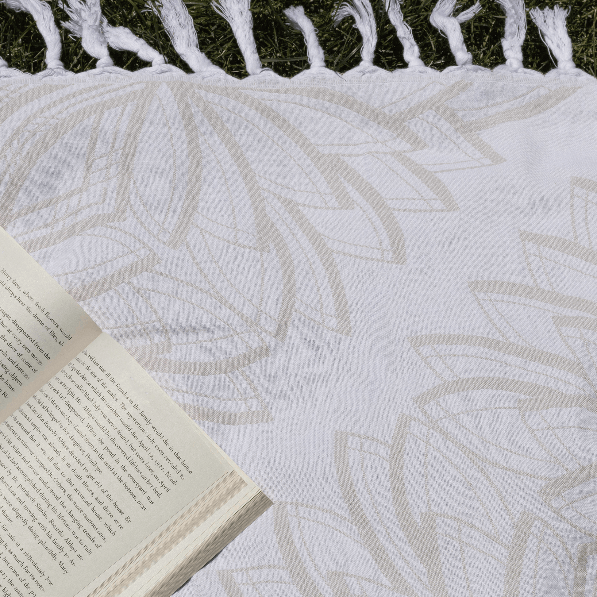 Turkish Towels Canada | Set in Oat + White
