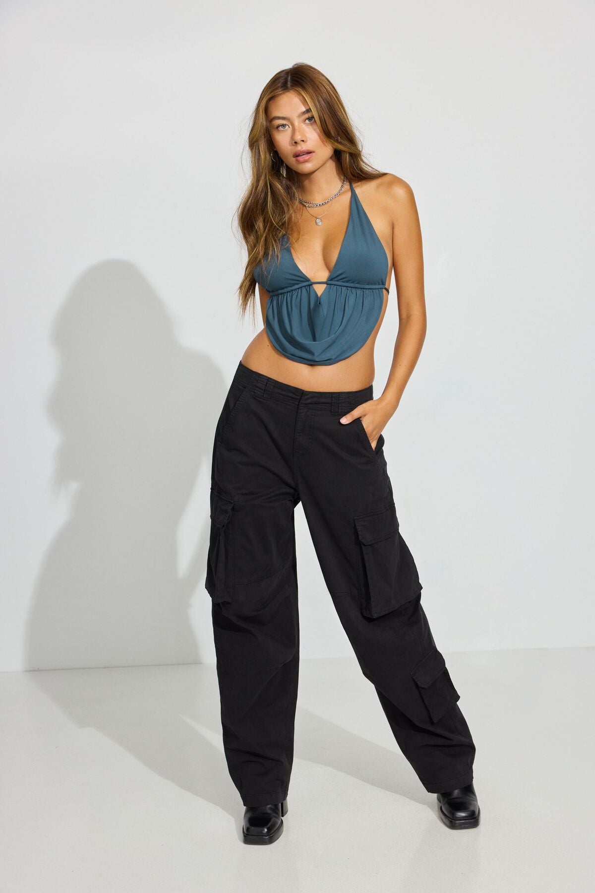Pantalon cargo Ashton Barrel