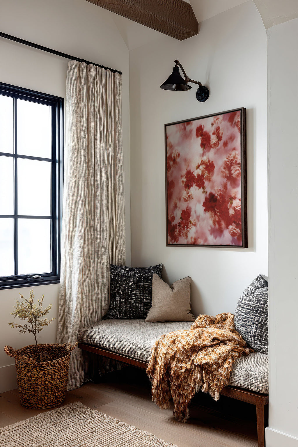 Scarlet Dream, Stretched Canvas Artwork