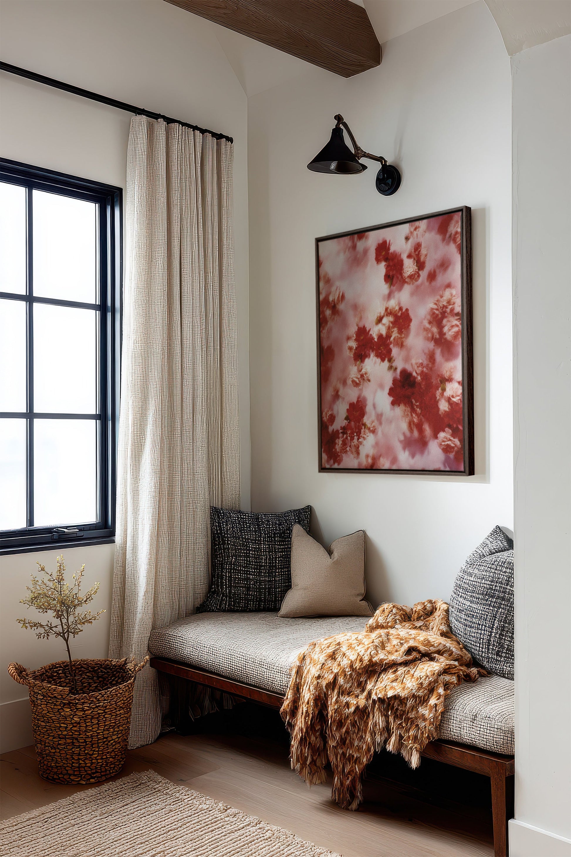Scarlet Dream, Stretched Canvas Artwork