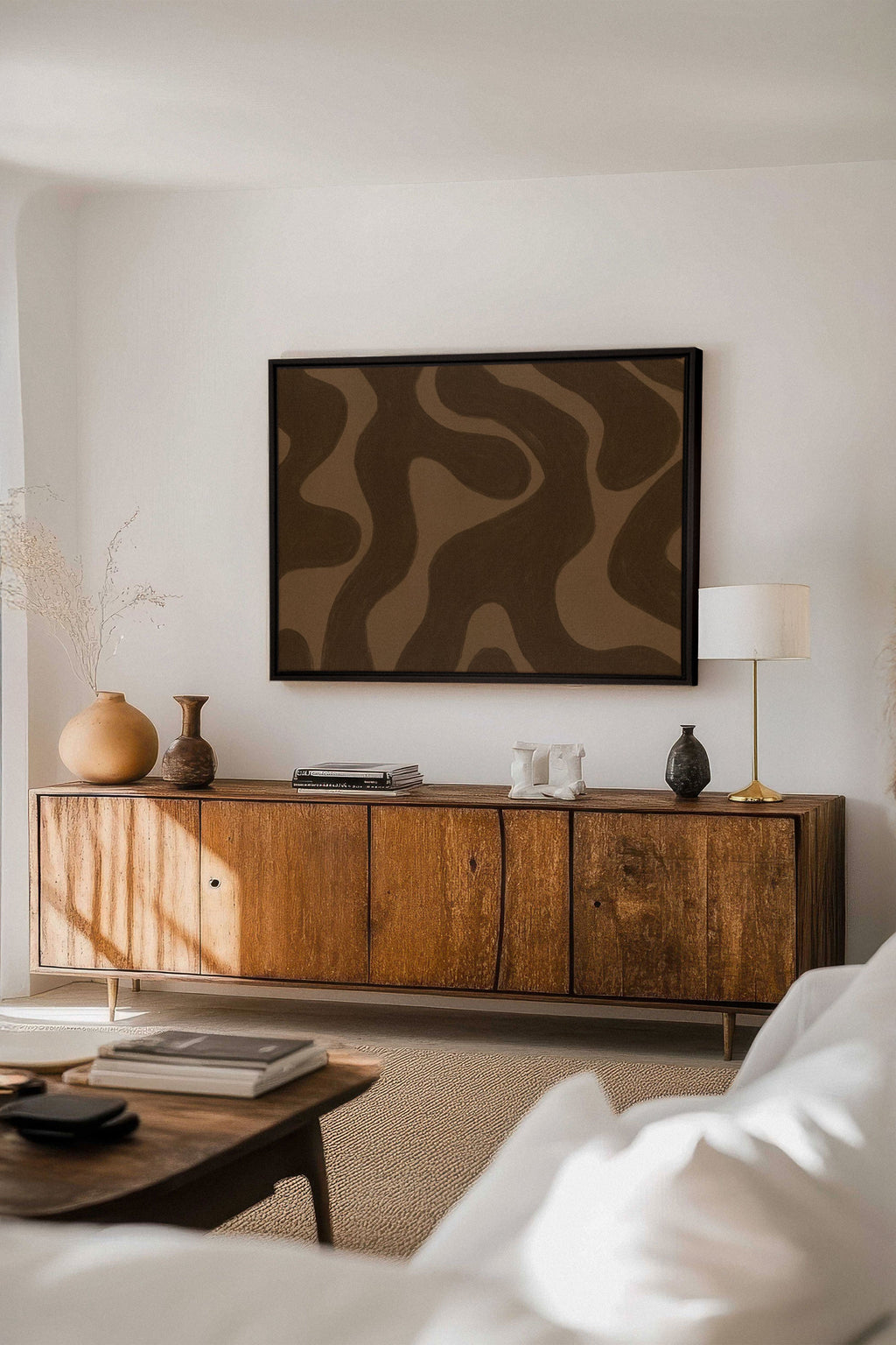 MINERAL FLOW, Stretched Canvas Artwork