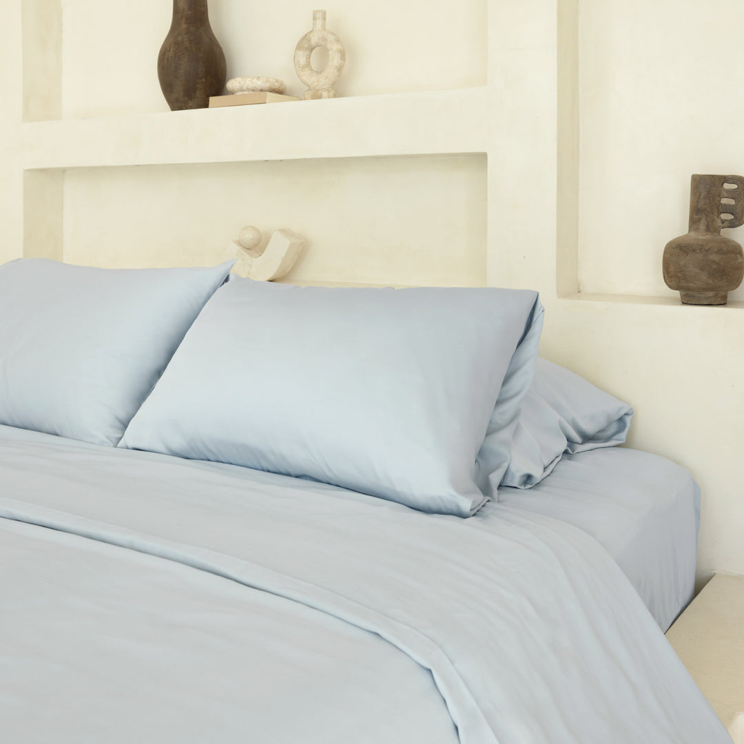 Organic Bamboo Sateen Duvet Cover Set