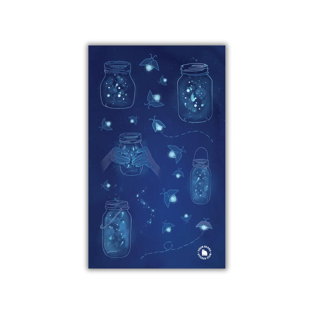 Blue Firefly Jars