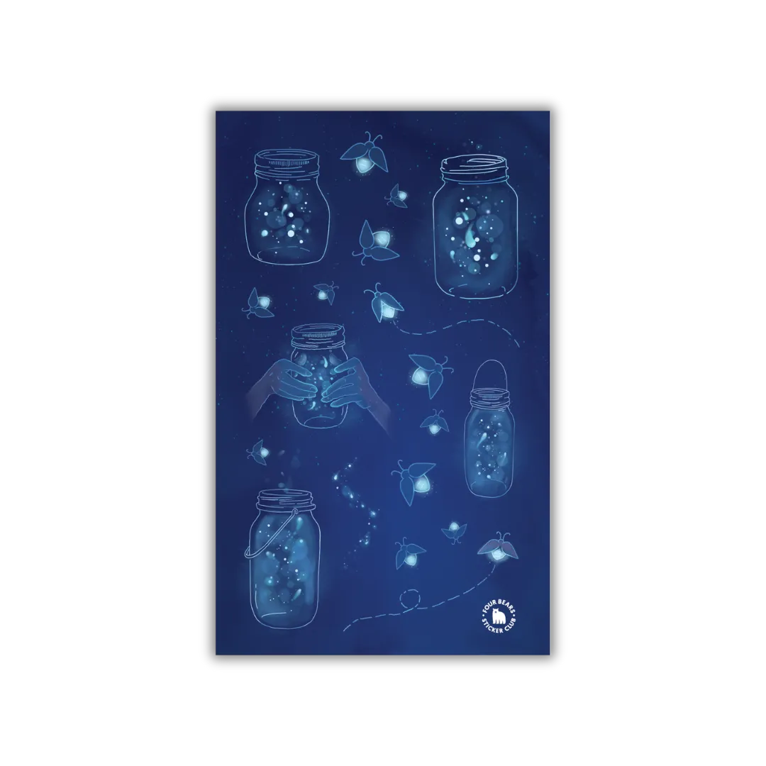 Blue Firefly Jars