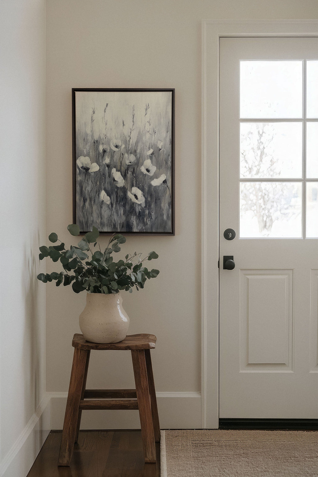 WHITE VEIL, Stretched Canvas Artwork