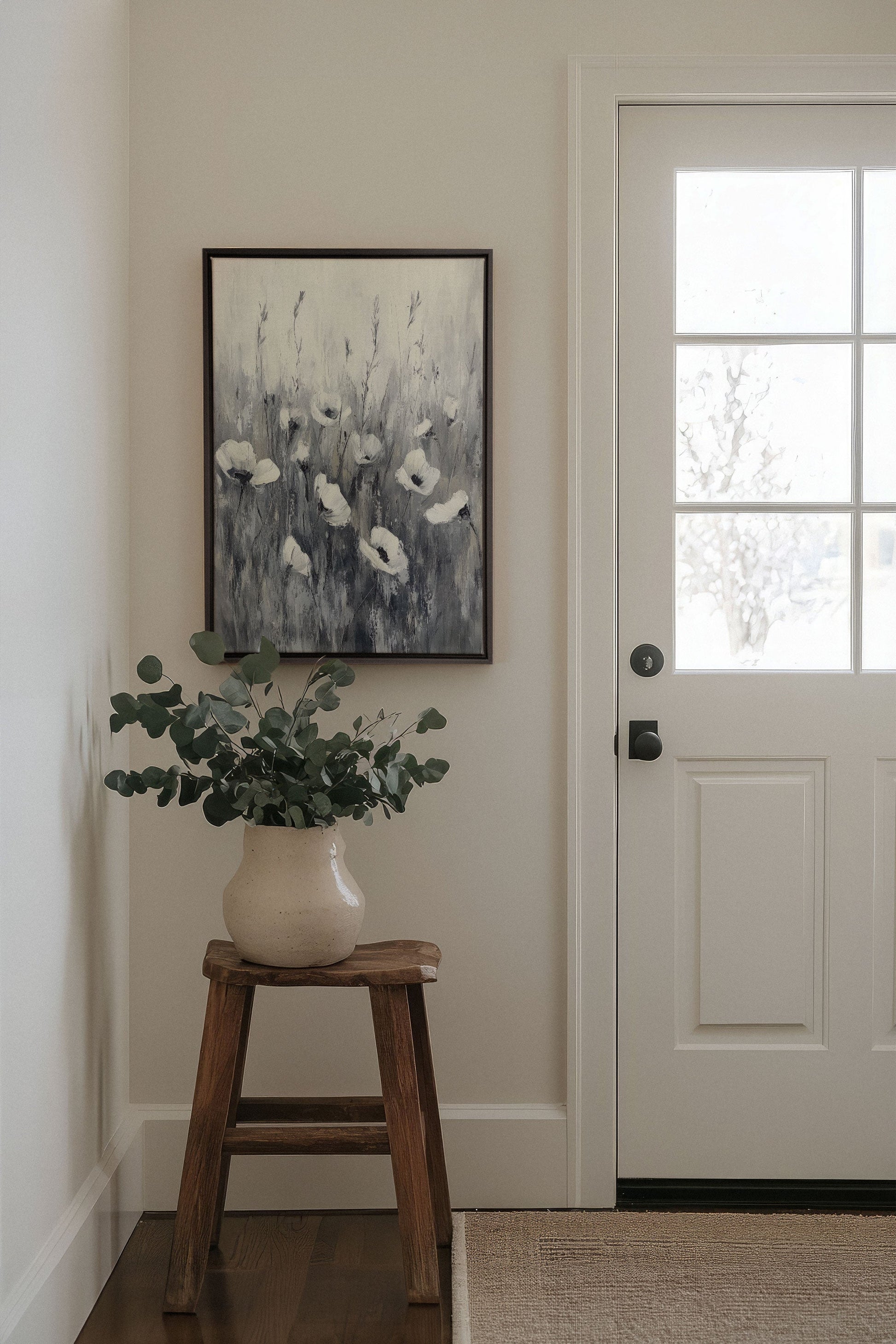 WHITE VEIL, Stretched Canvas Artwork