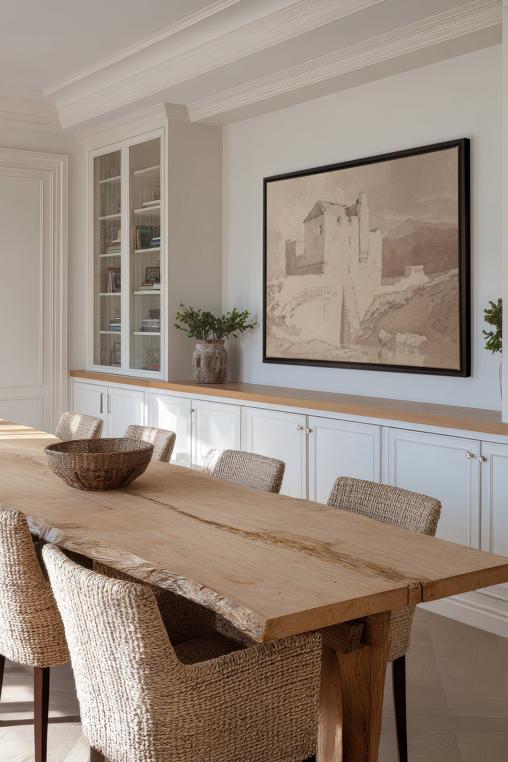 STONE AND STREAM, Stretched Canvas Artwork