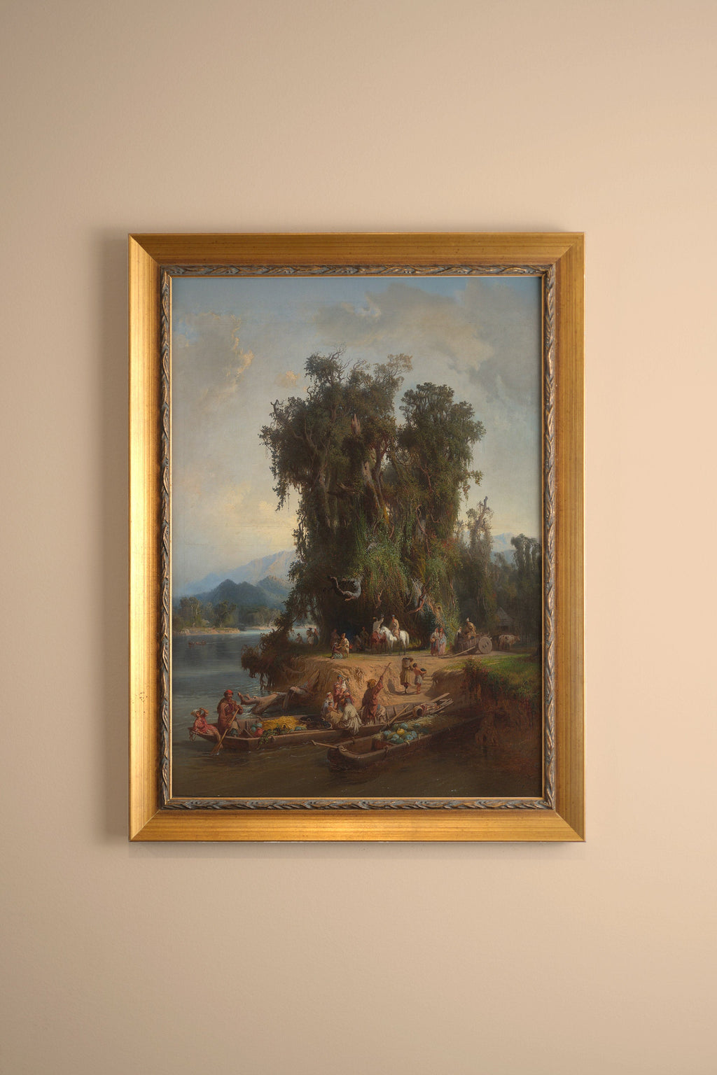The Banks of Time, Vintage Gold Frame