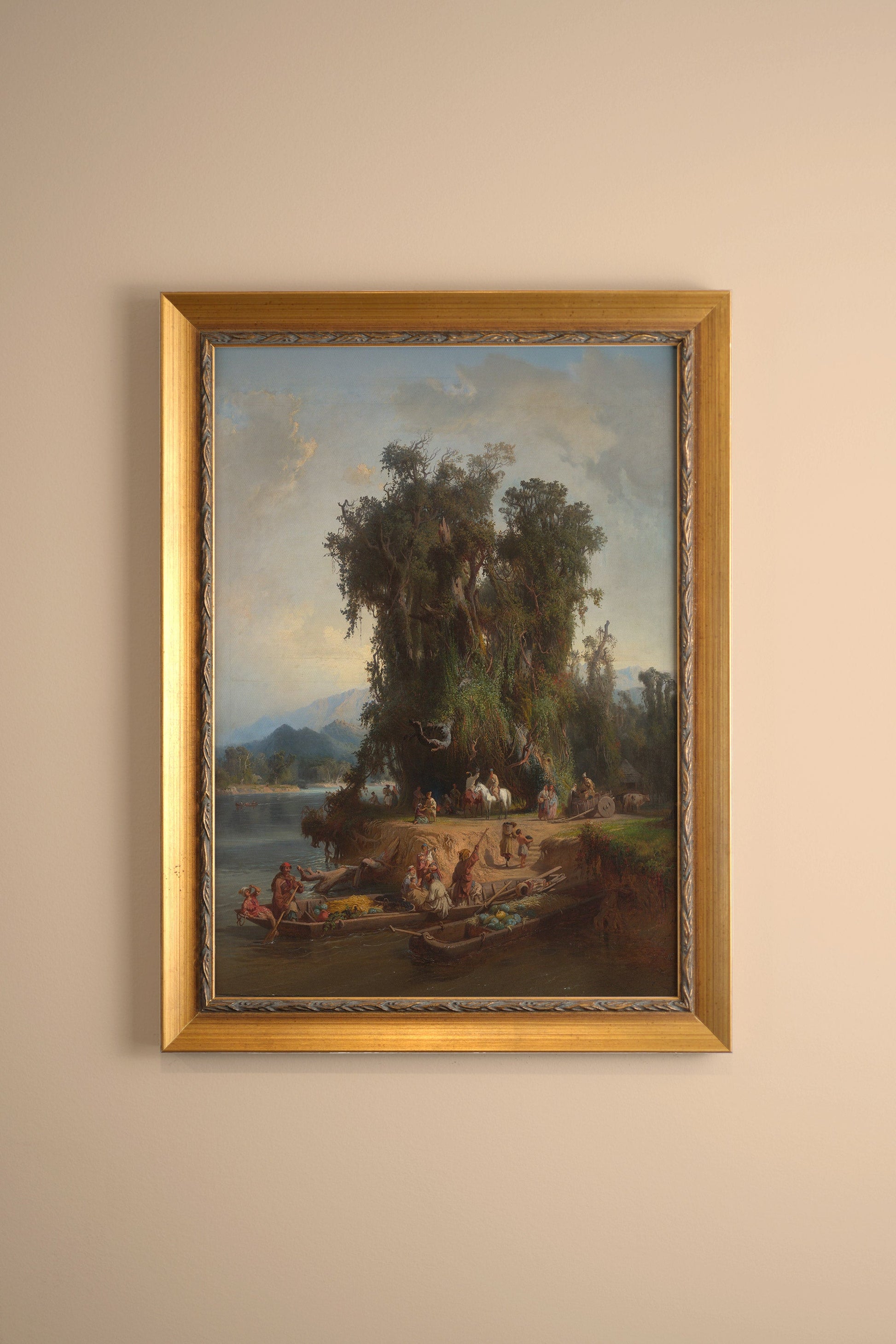 The Banks of Time, Vintage Gold Frame