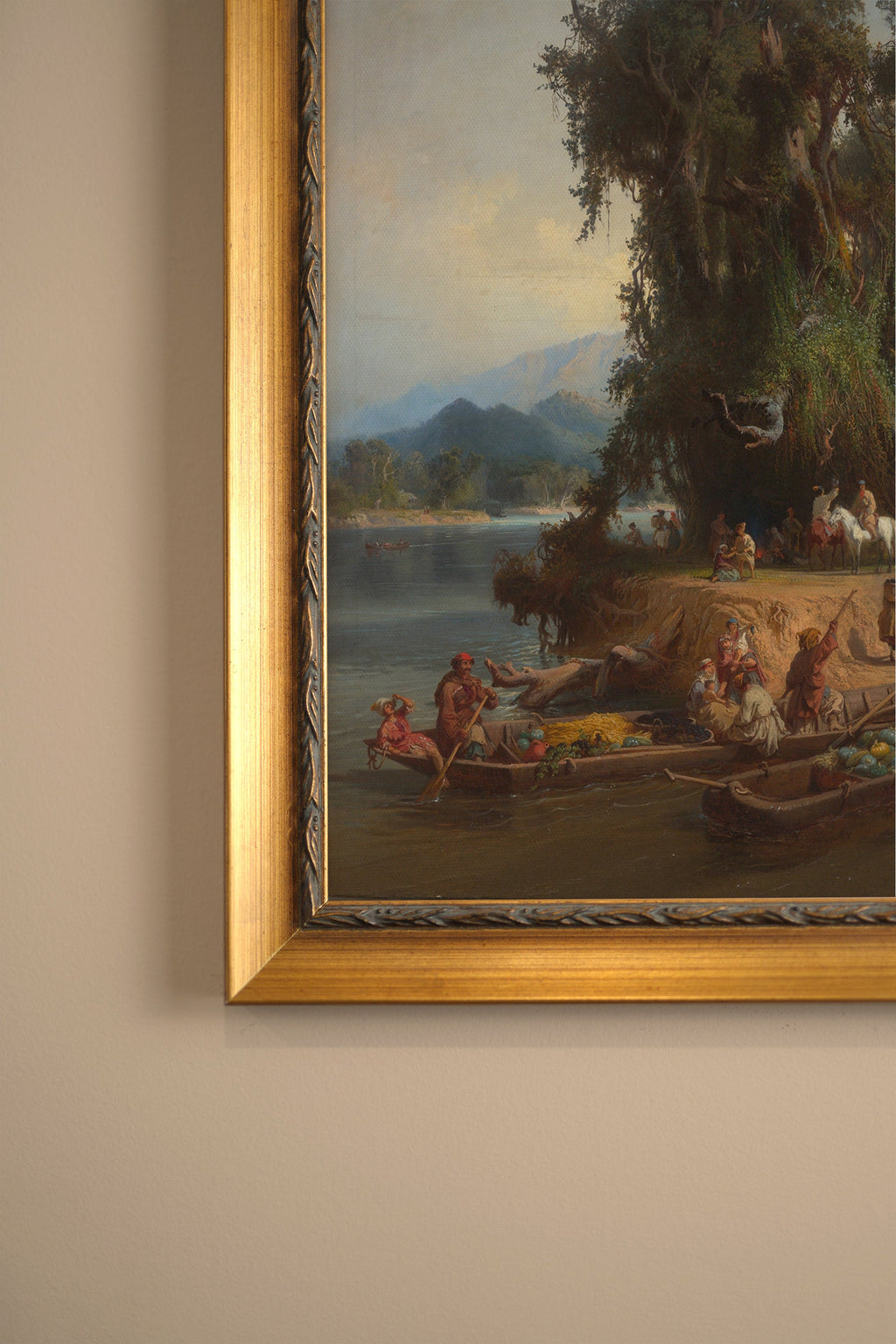 The Banks of Time, Vintage Gold Frame