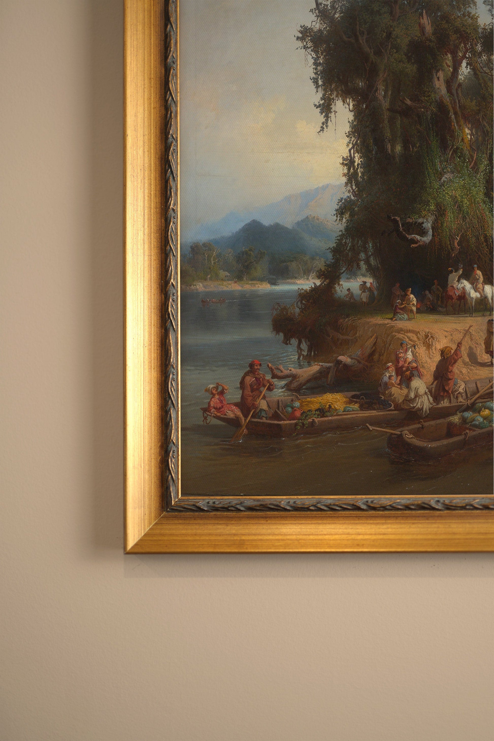 The Banks of Time, Vintage Gold Frame