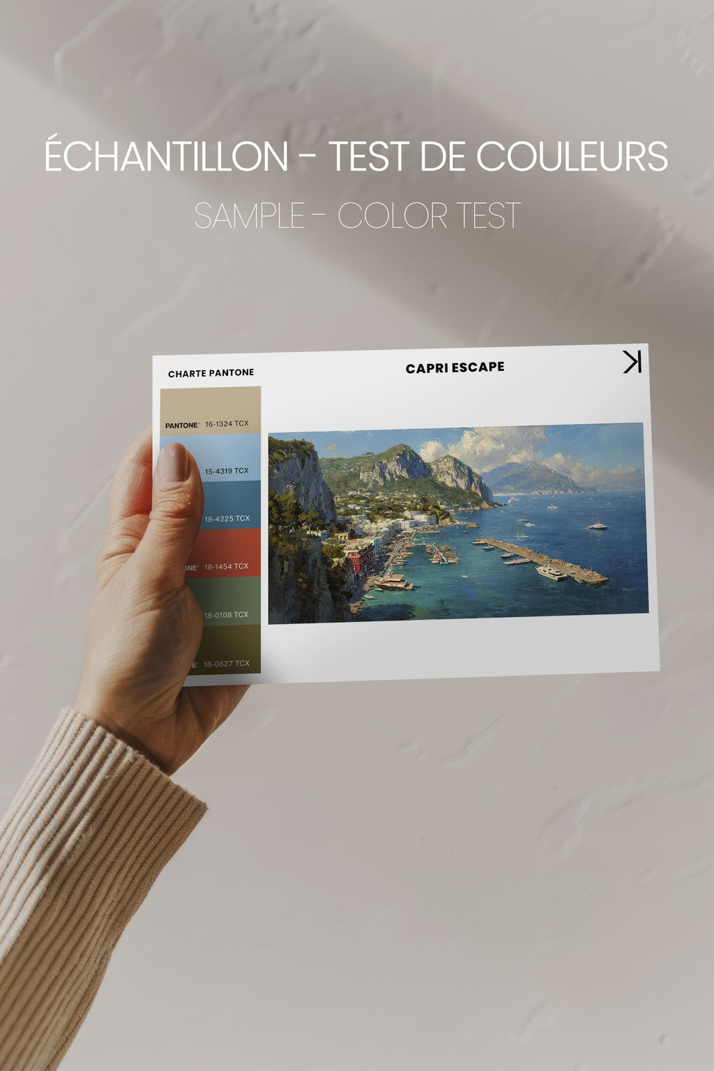 CAPRI ESCAPE, Stretched Canvas Artwork