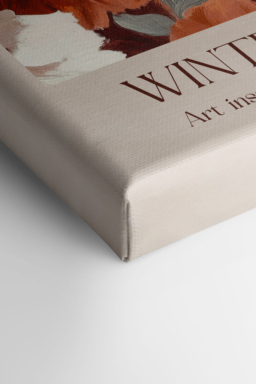 WINTER MARKET I, Stretched Canvas Artwork