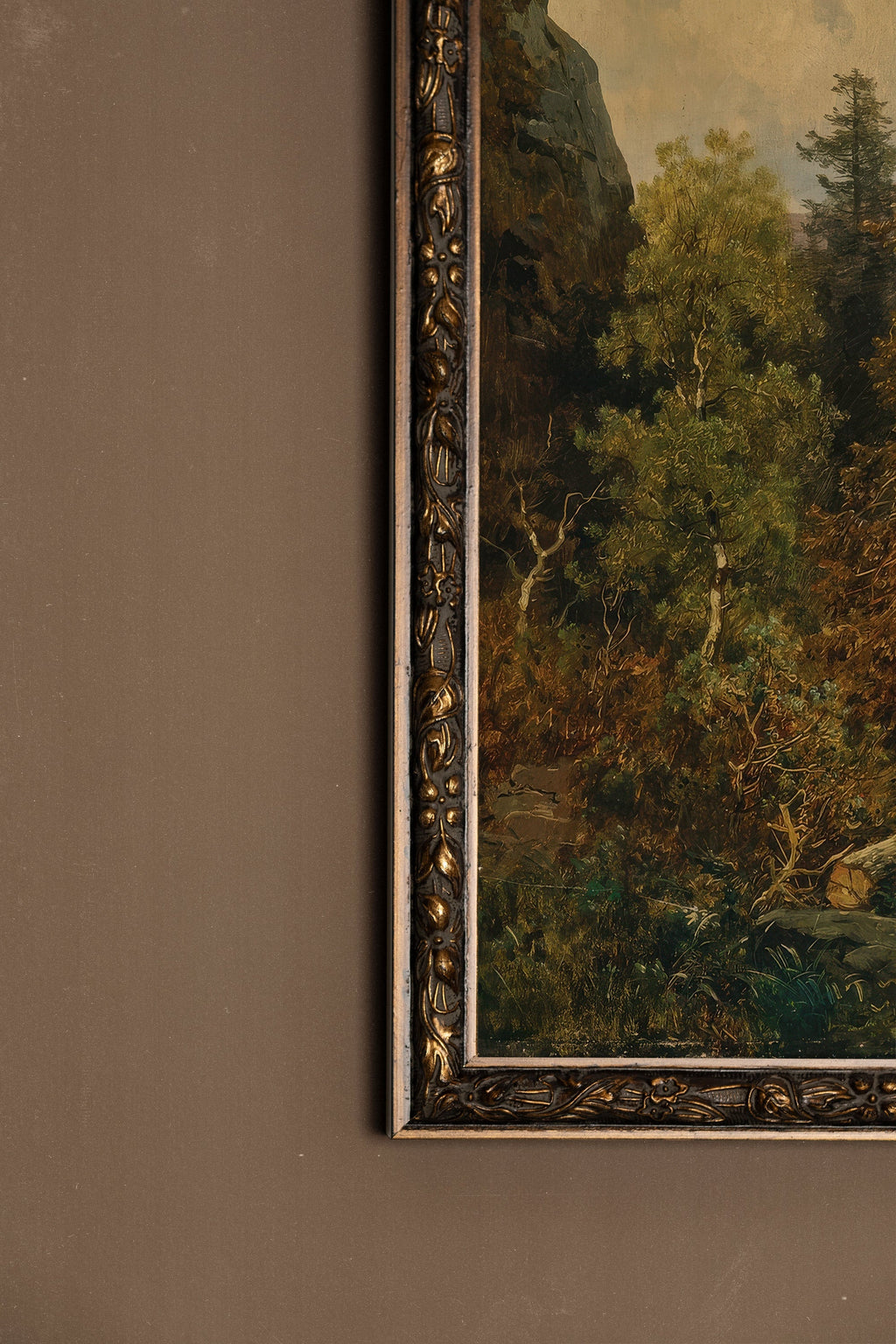 Eternal Mountains, Vintage Bronze Frame