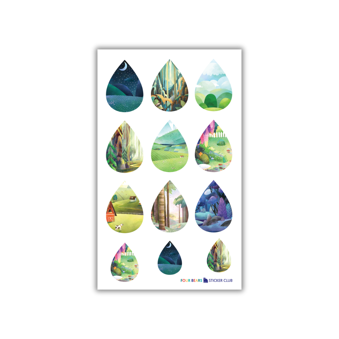 Raindrop Landscapes