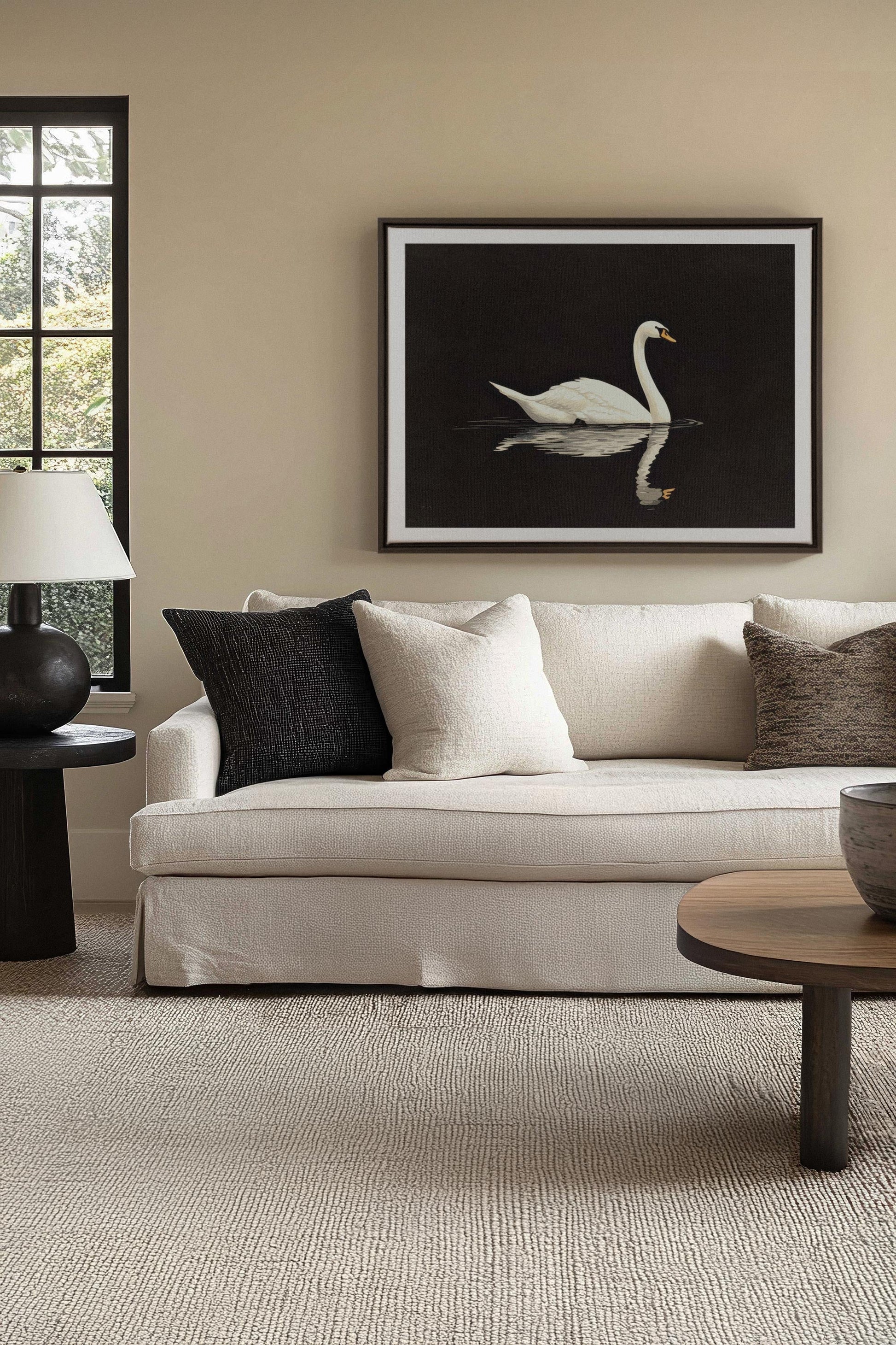 Poetry of Silence, Stretched Canvas Artwork