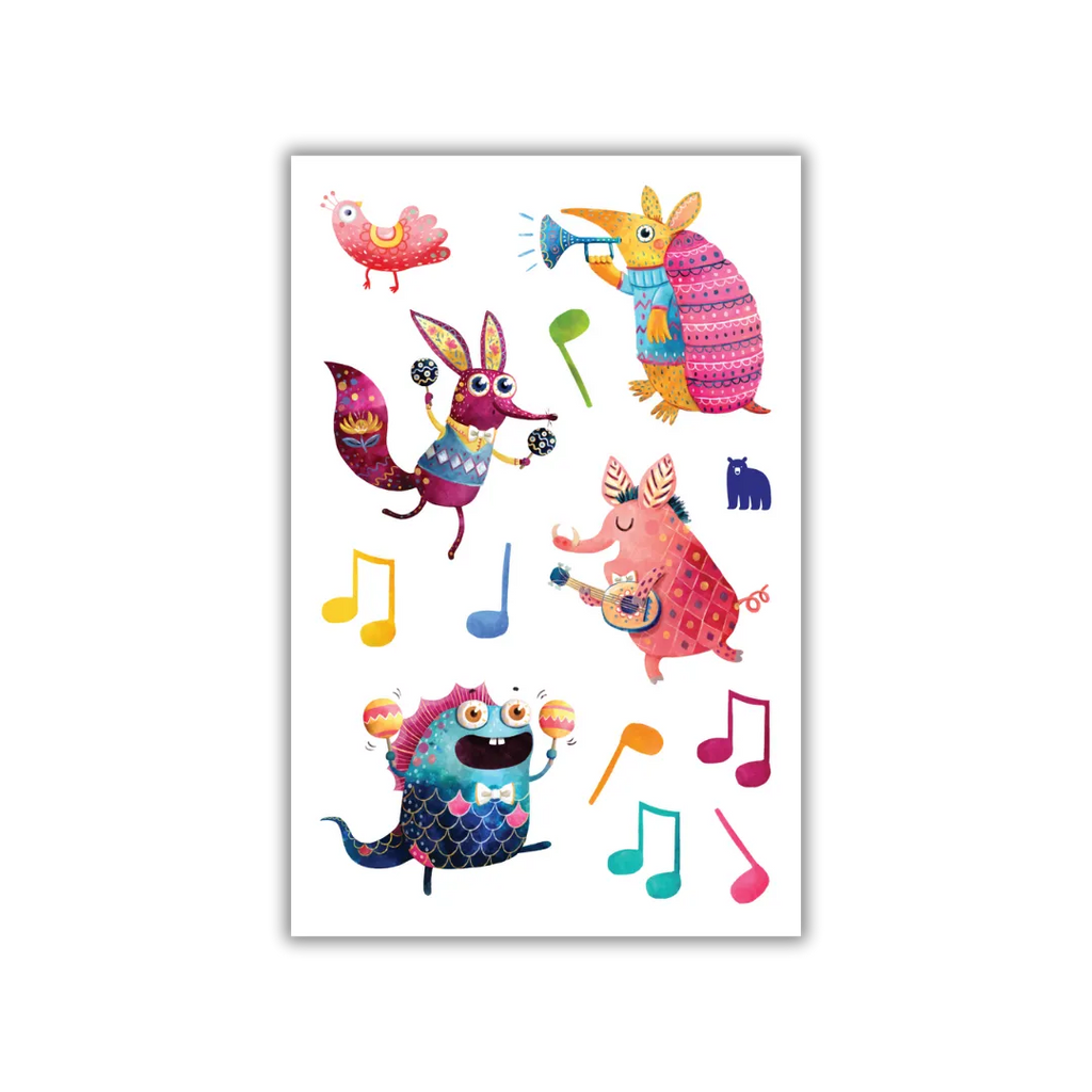 Making Melodies - Four Bears Sticker Club