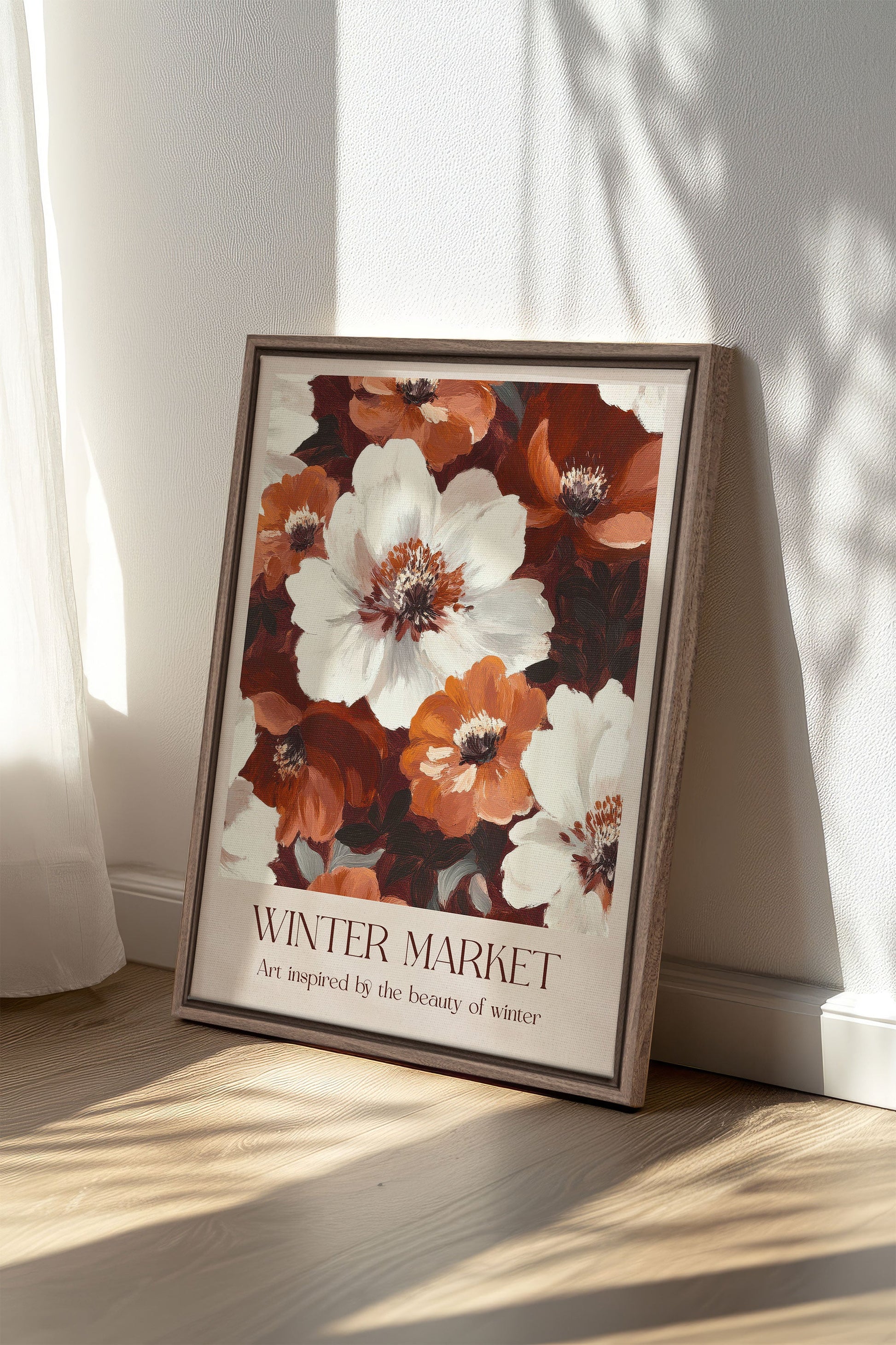 WINTER MARKET I, Stretched Canvas Artwork