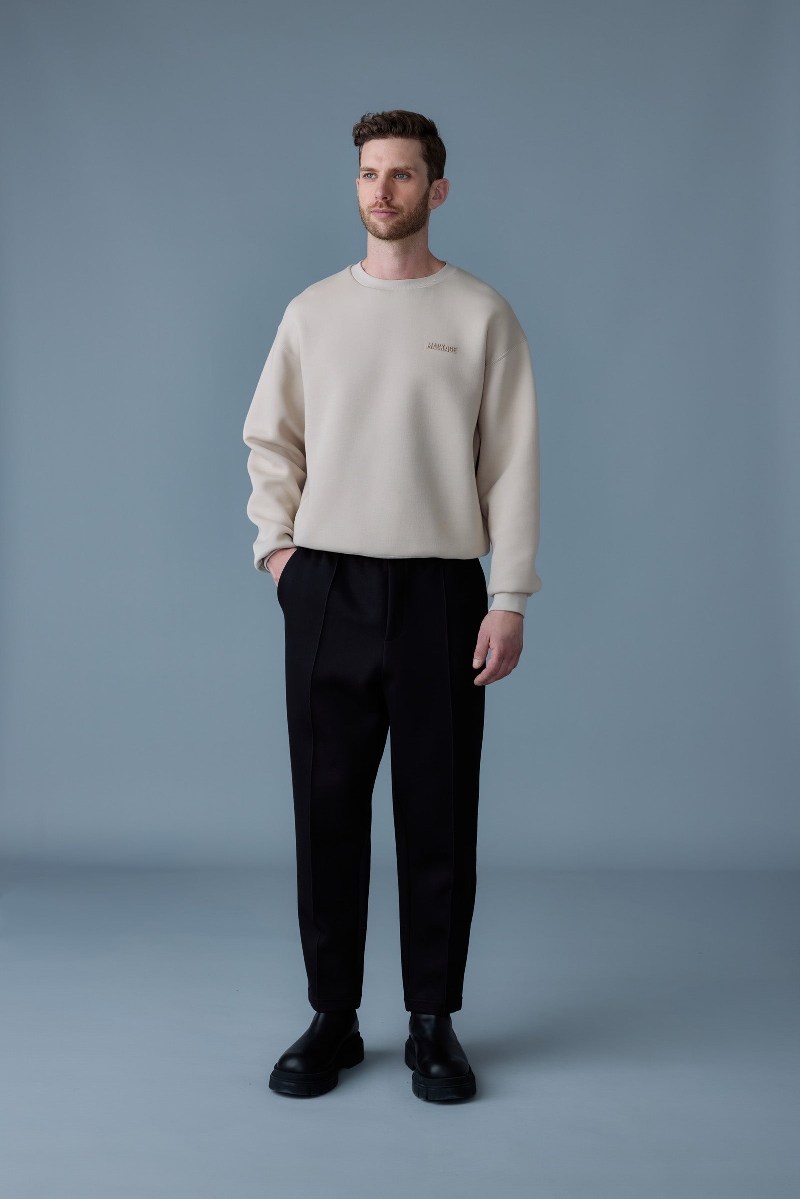 JAMIL-R Double-face jersey sweatpants