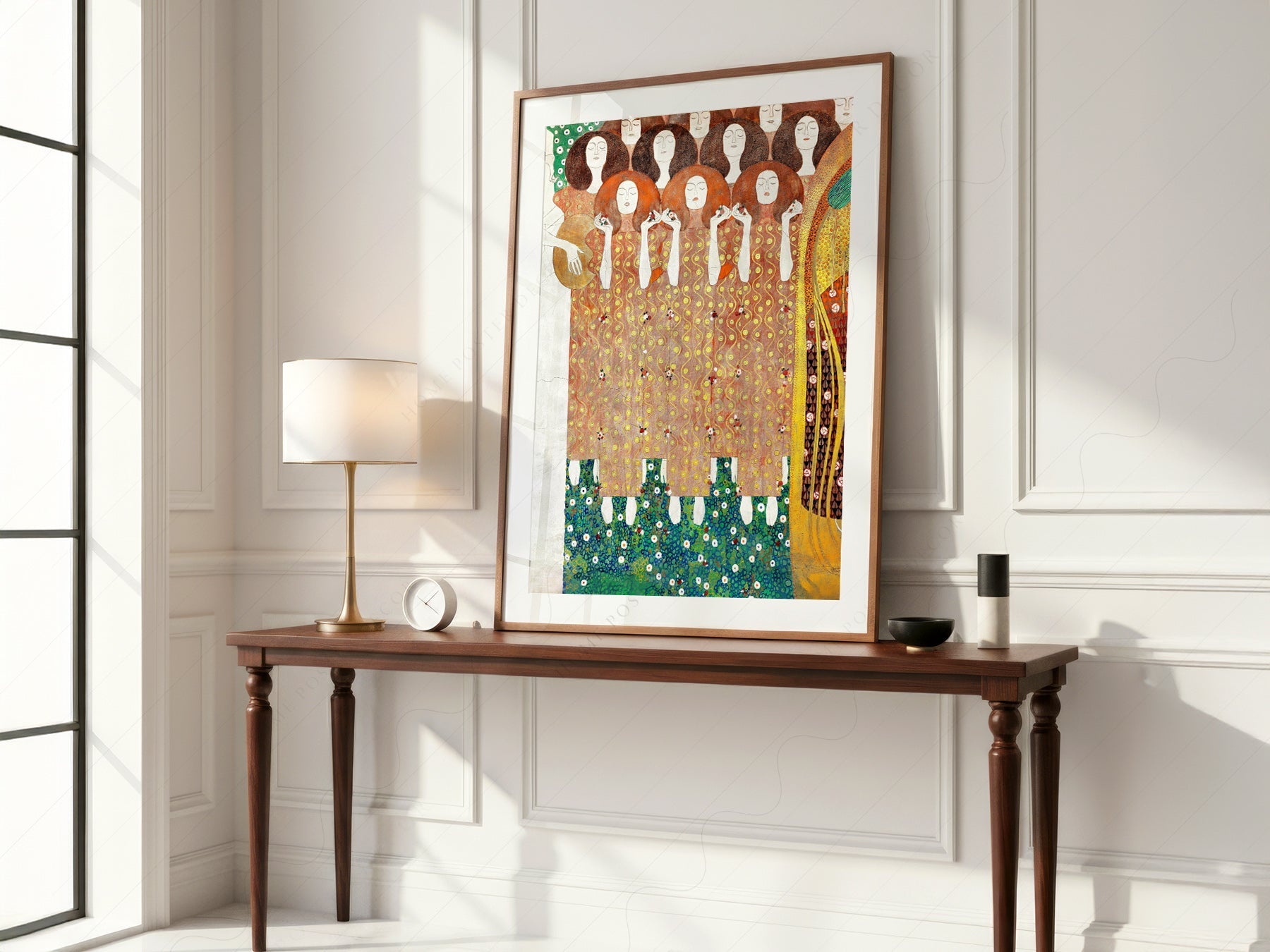 Gustav Klimt Beethoven Frieze Art Print – Art Nouveau Wall Poster
