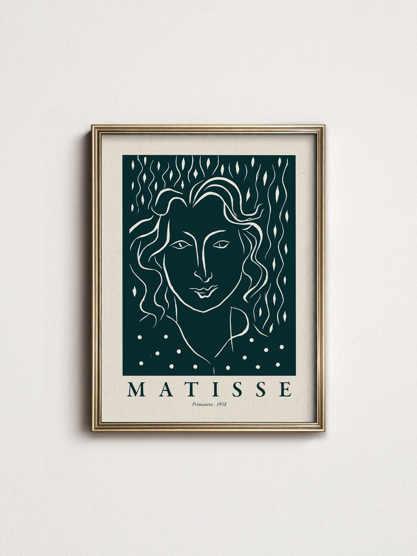 Henri Matisse Primavera 1938 Art Print – Modern Portrait Wall Decor