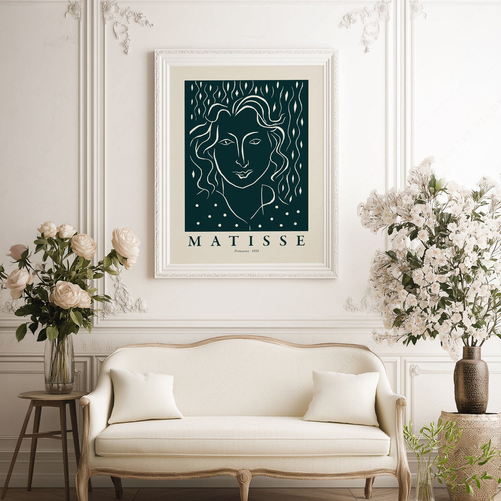 Henri Matisse Primavera 1938 Art Print – Modern Portrait Wall Decor