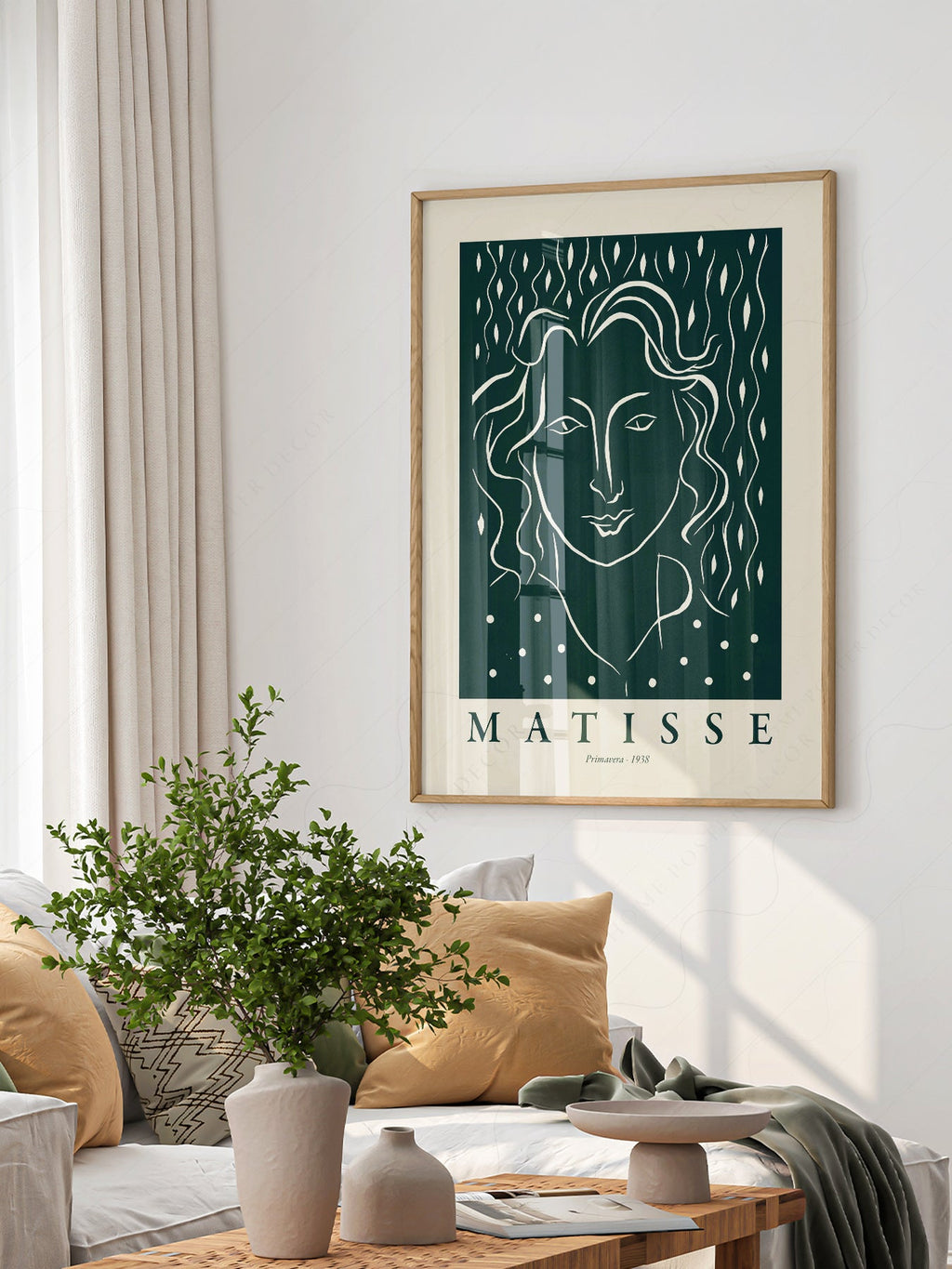 Henri Matisse Primavera 1938 Art Print – Modern Portrait Wall Decor
