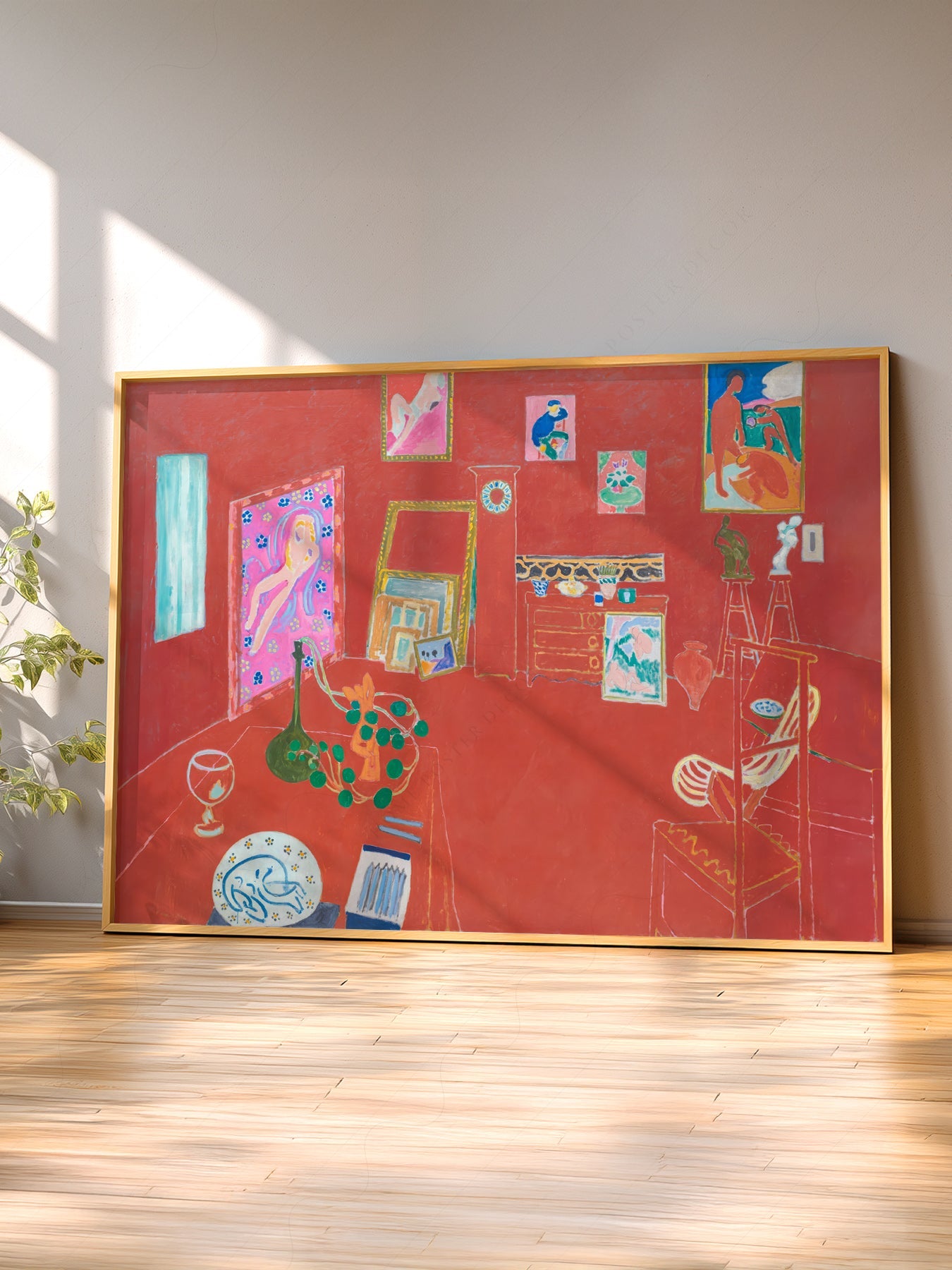 Henri Matisse The Red Studio Art Print – Museum Wall Art Poster