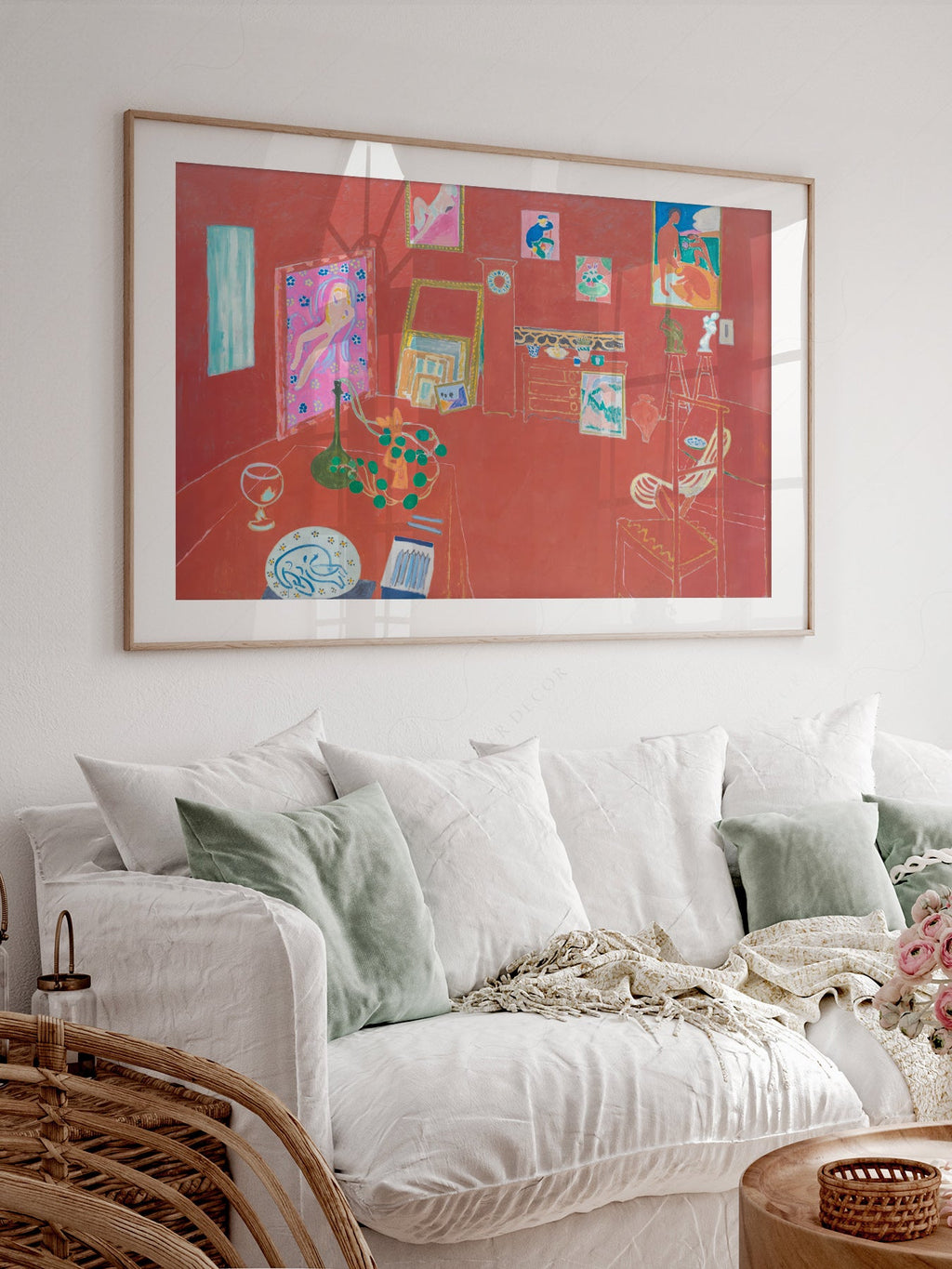 Henri Matisse The Red Studio Art Print – Museum Wall Art Poster