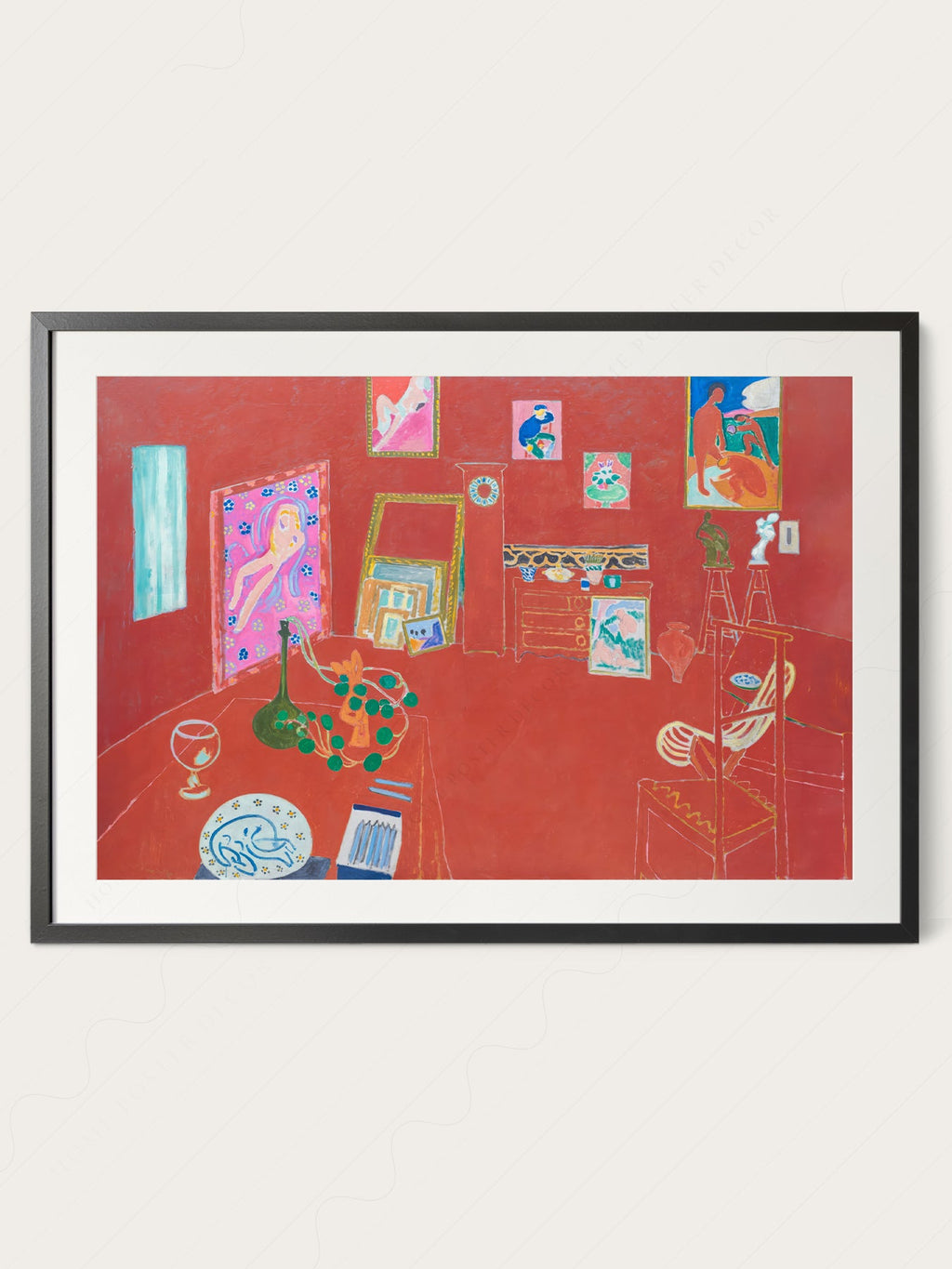 Henri Matisse The Red Studio Art Print – Museum Wall Art Poster