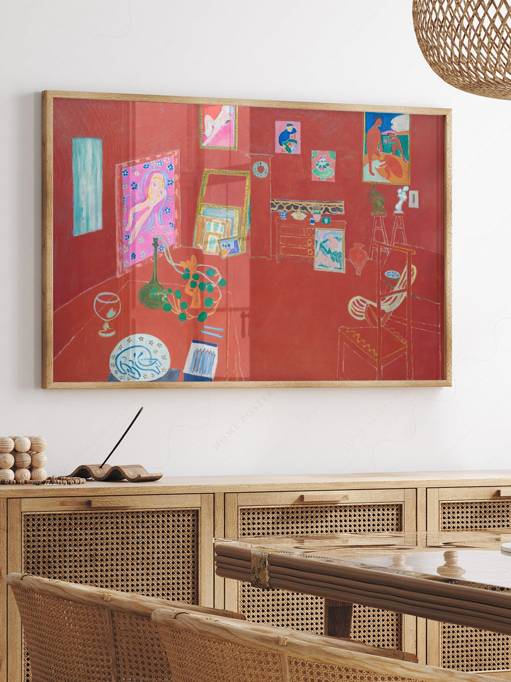 Henri Matisse The Red Studio Art Print – Museum Wall Art Poster