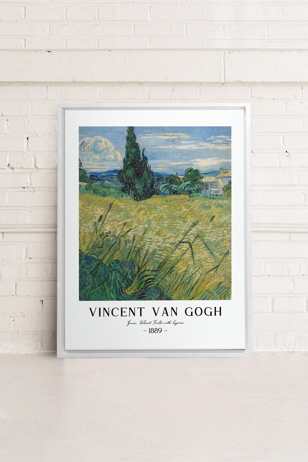 GREEN WHEAT FIELD, Stretched Canvas Artwork