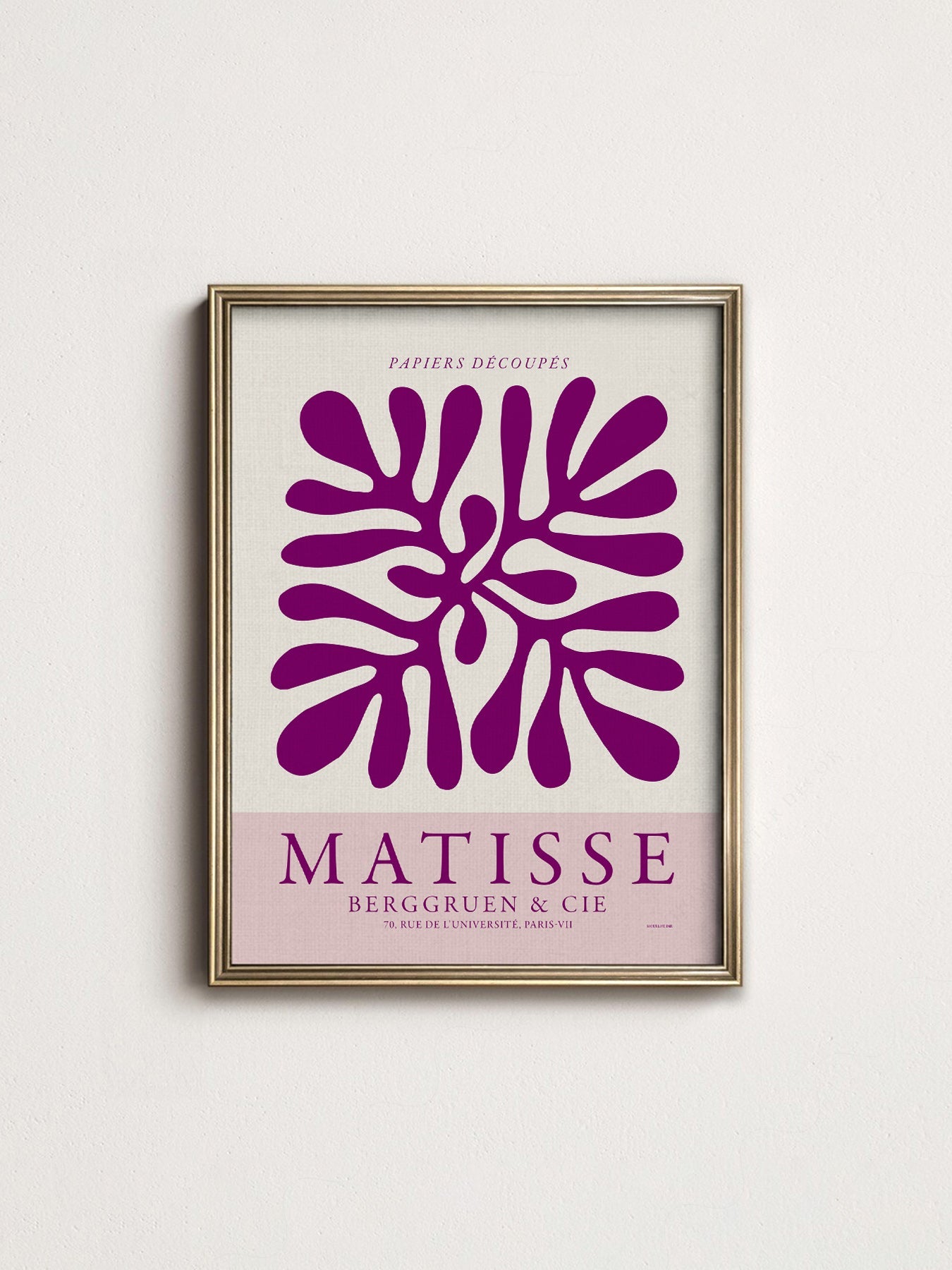 Henri Matisse Papiers Découpés Exhibition Print – Modern Wall Art