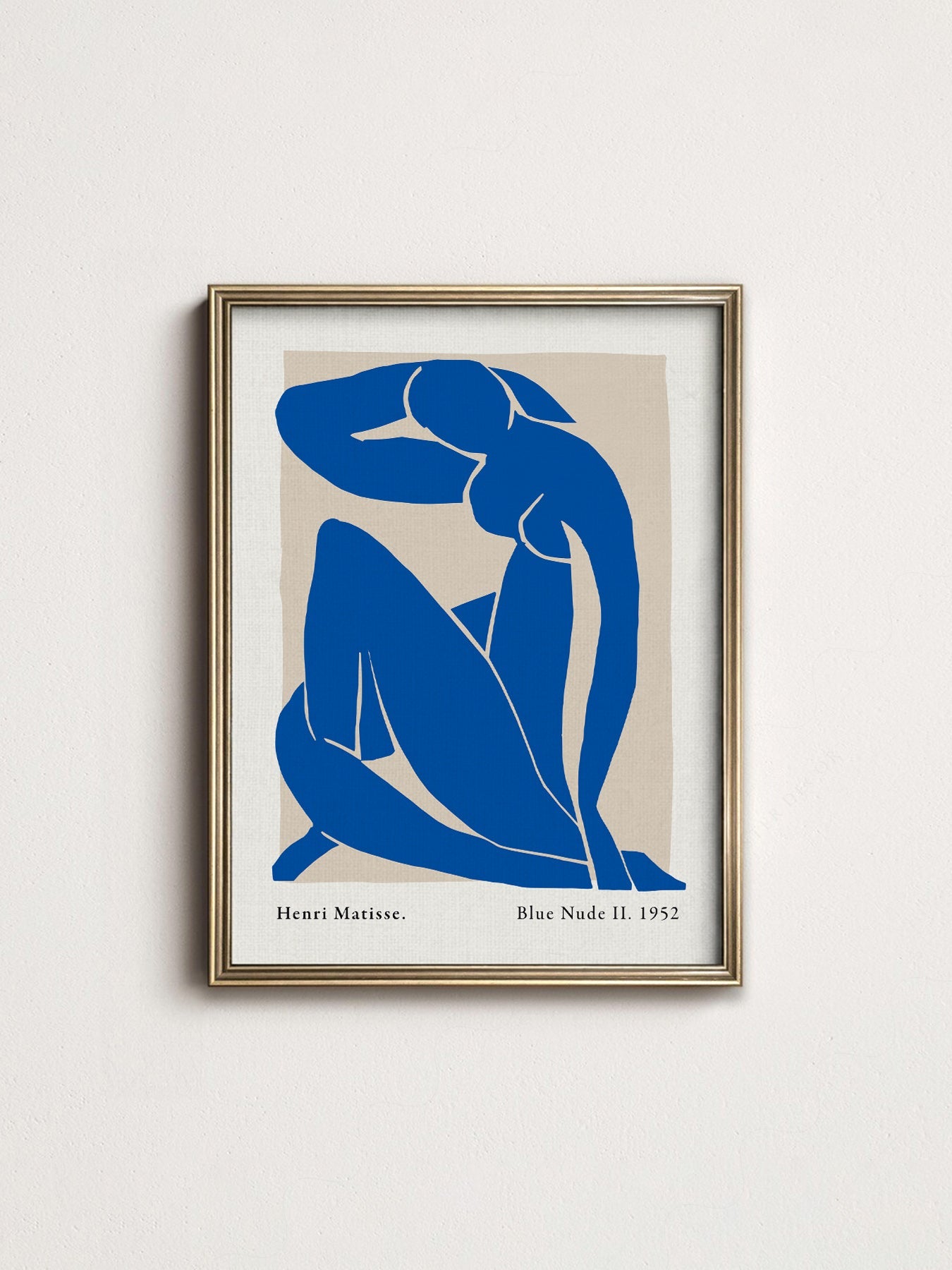 Henri Matisse Blue Nude II Art Print – Modern Wall Art Poster